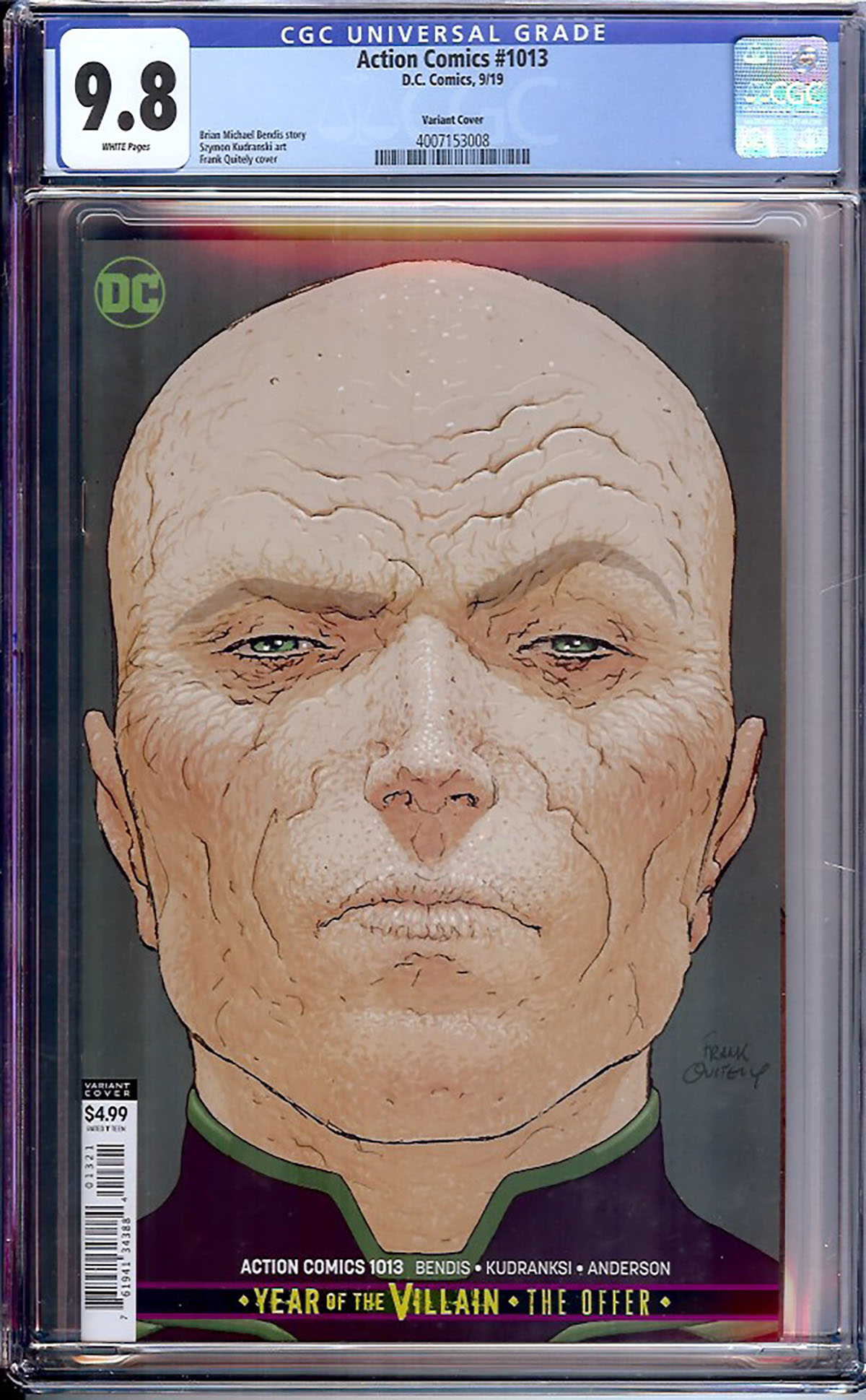 Action Comics #1013 CGC 9.8 w Variant Cover