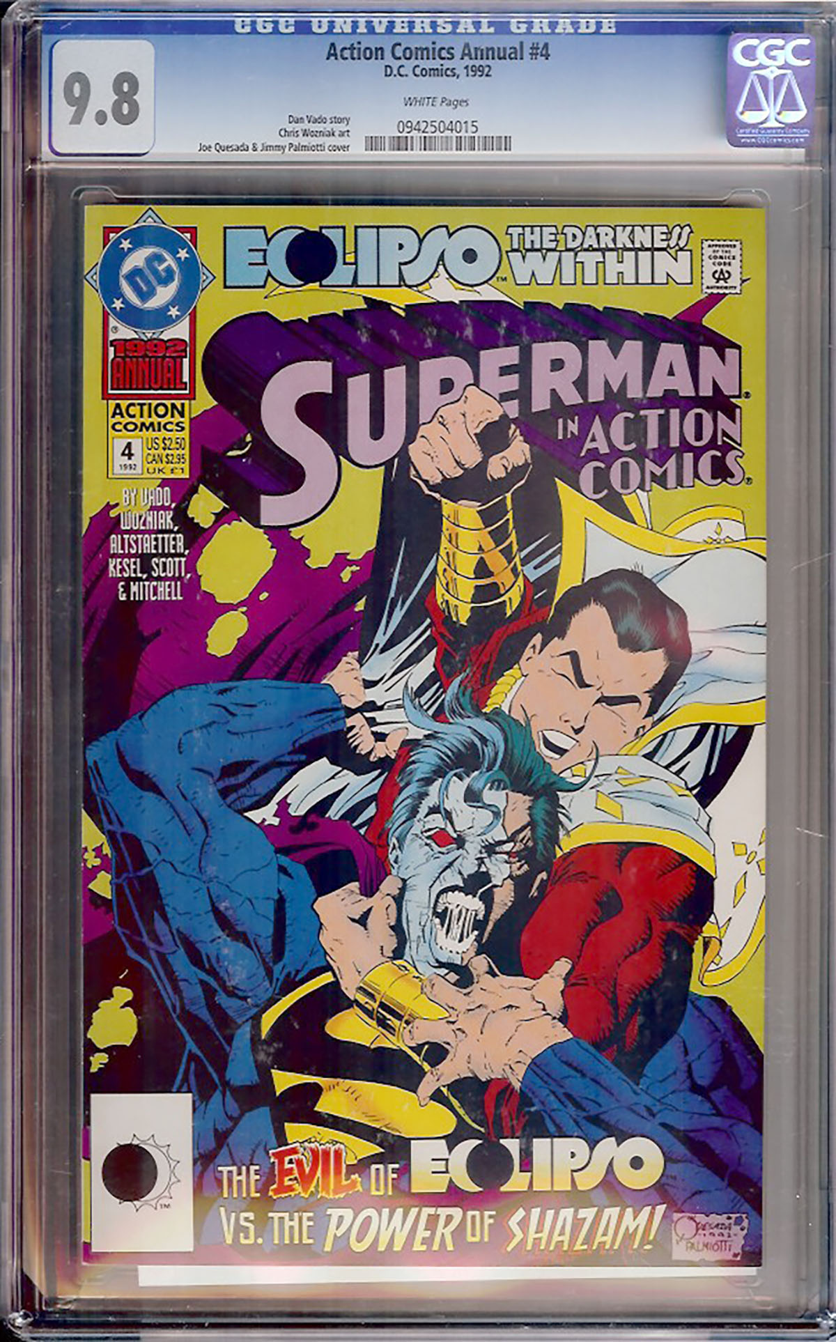 Action Comics Annual #4 CGC 9.8 w