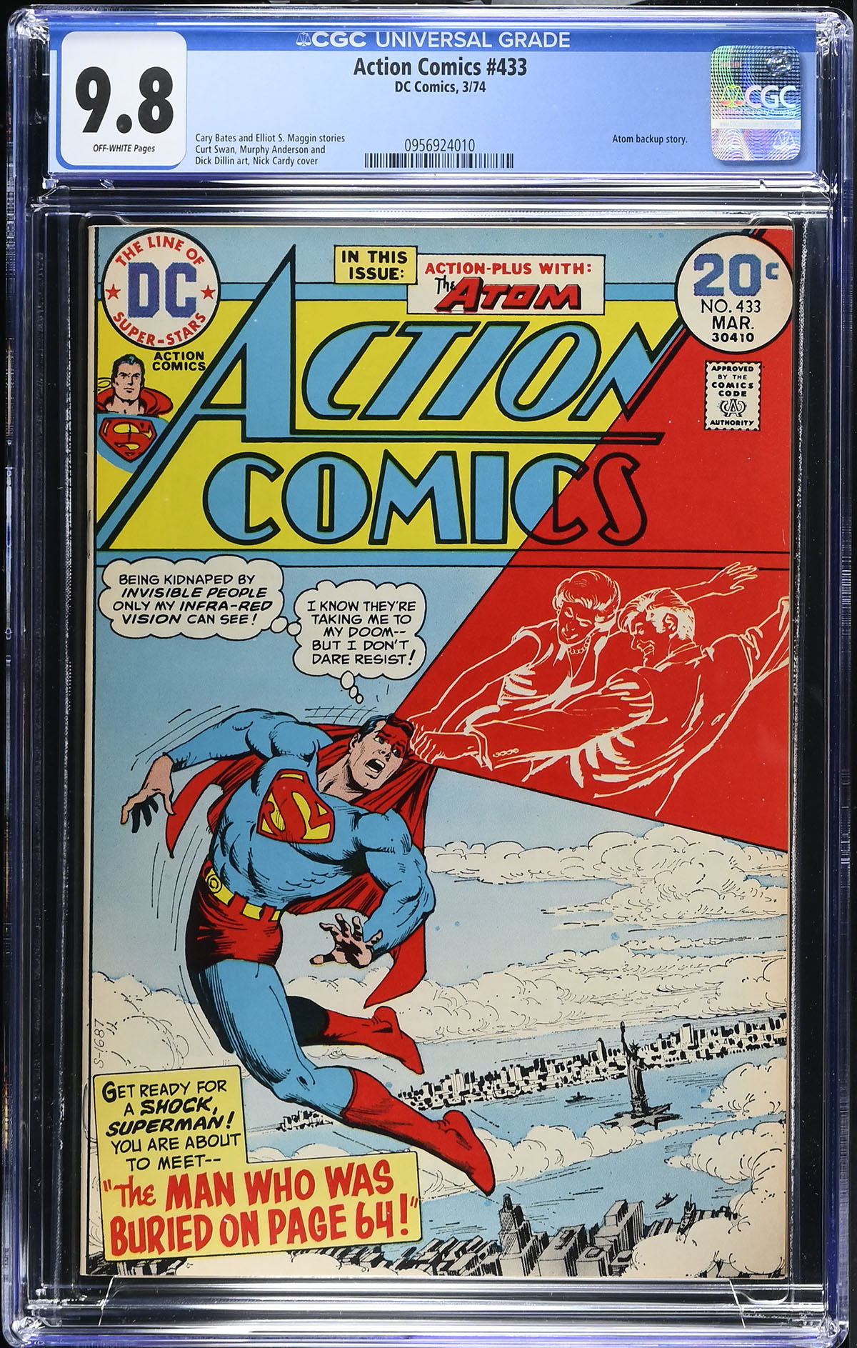 Action Comics #433 CGC 9.8 ow