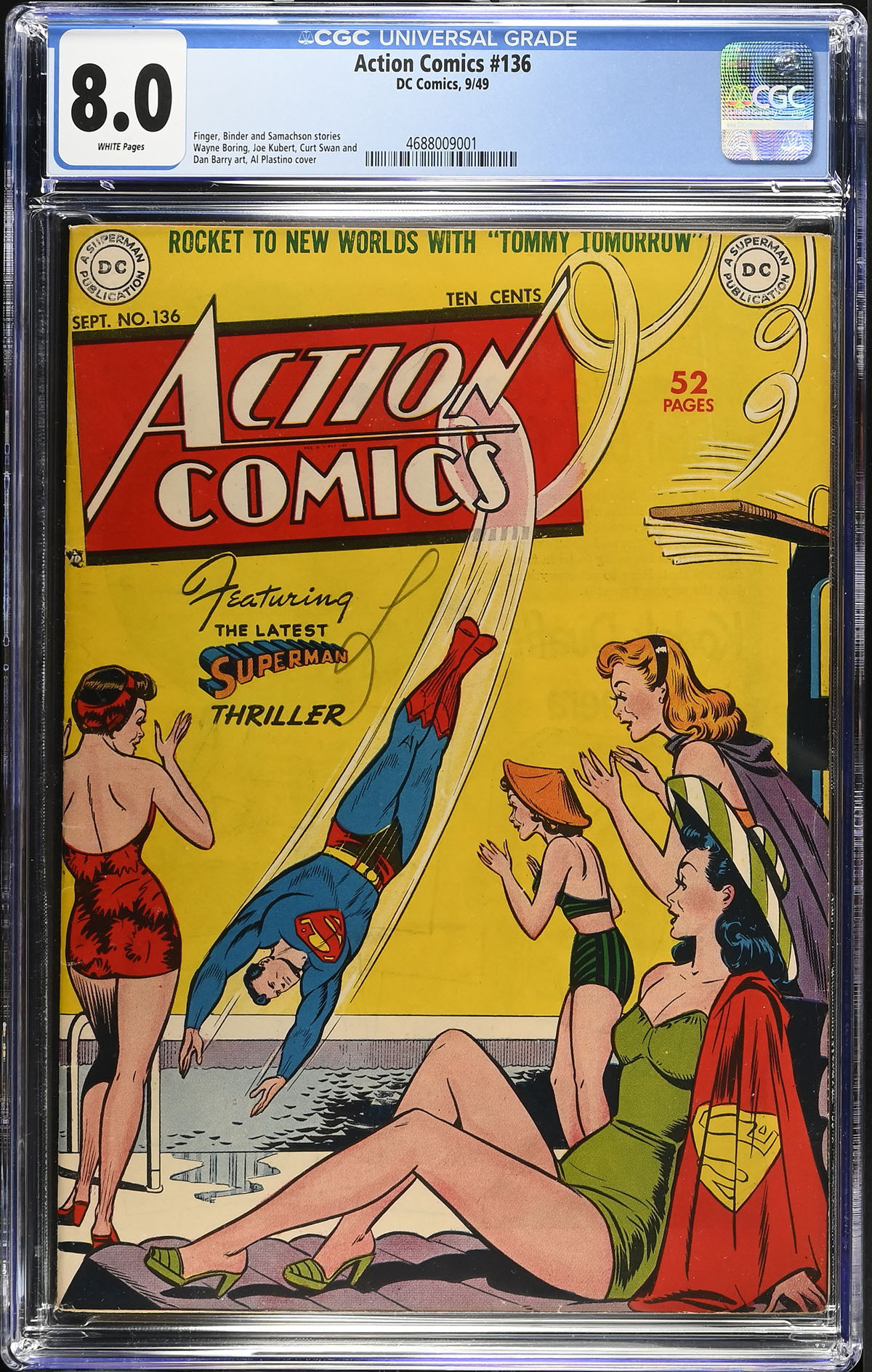 Action Comics #136 CGC 8.0 w