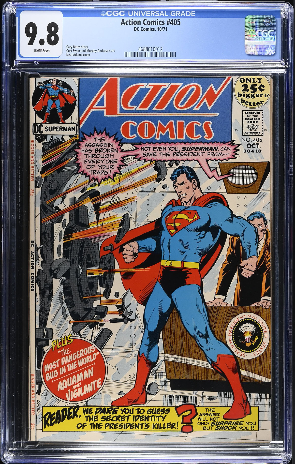 Action Comics #405 CGC 9.8 w