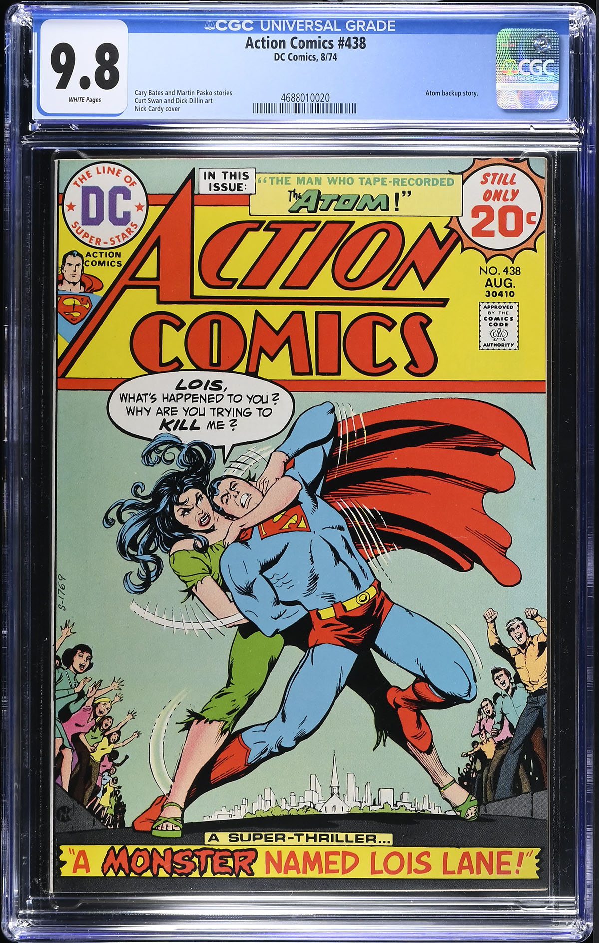 Action Comics #438 CGC 9.8 w