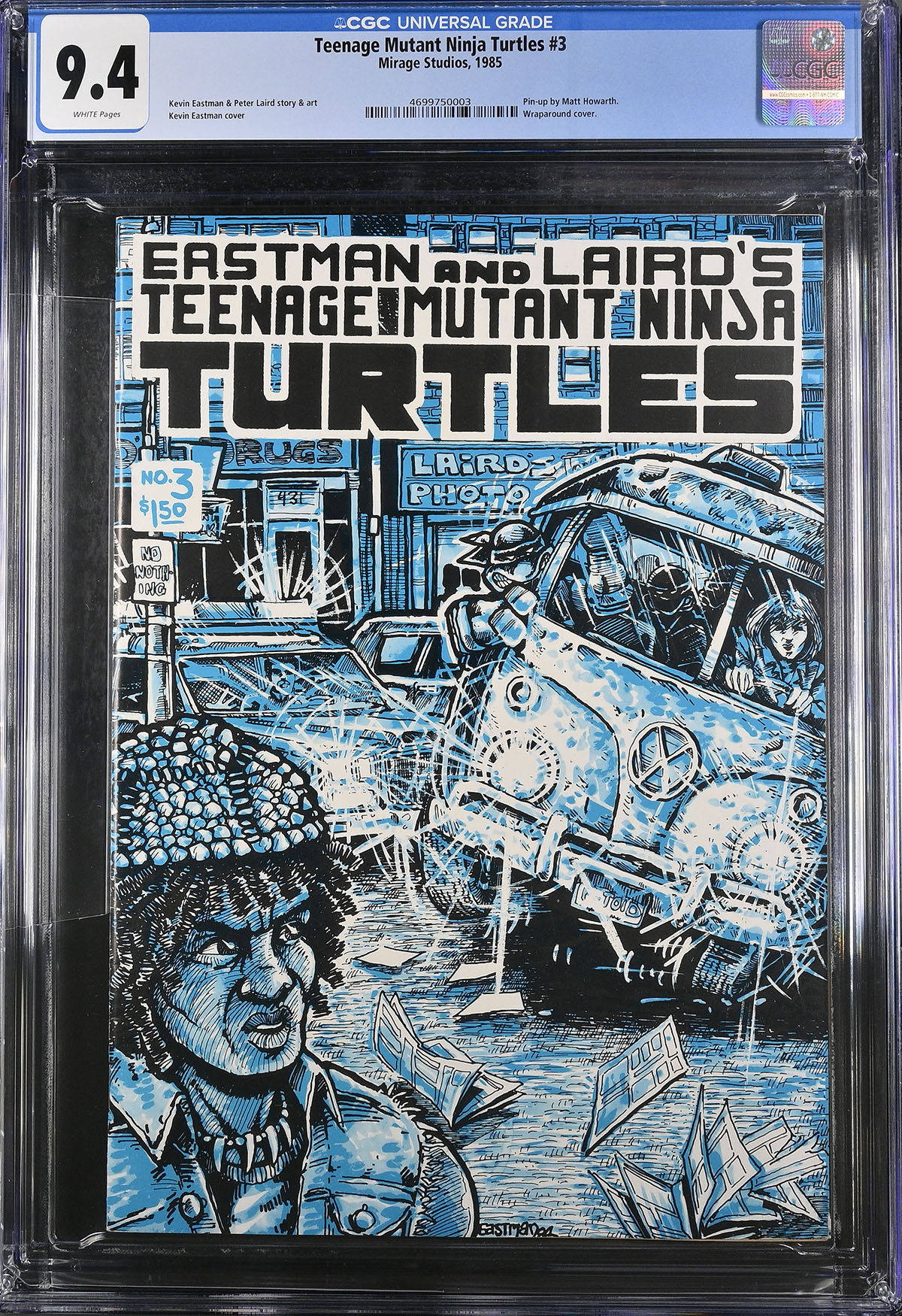 Teenage Mutant Ninja Turtles #3 CGC 9.4 w