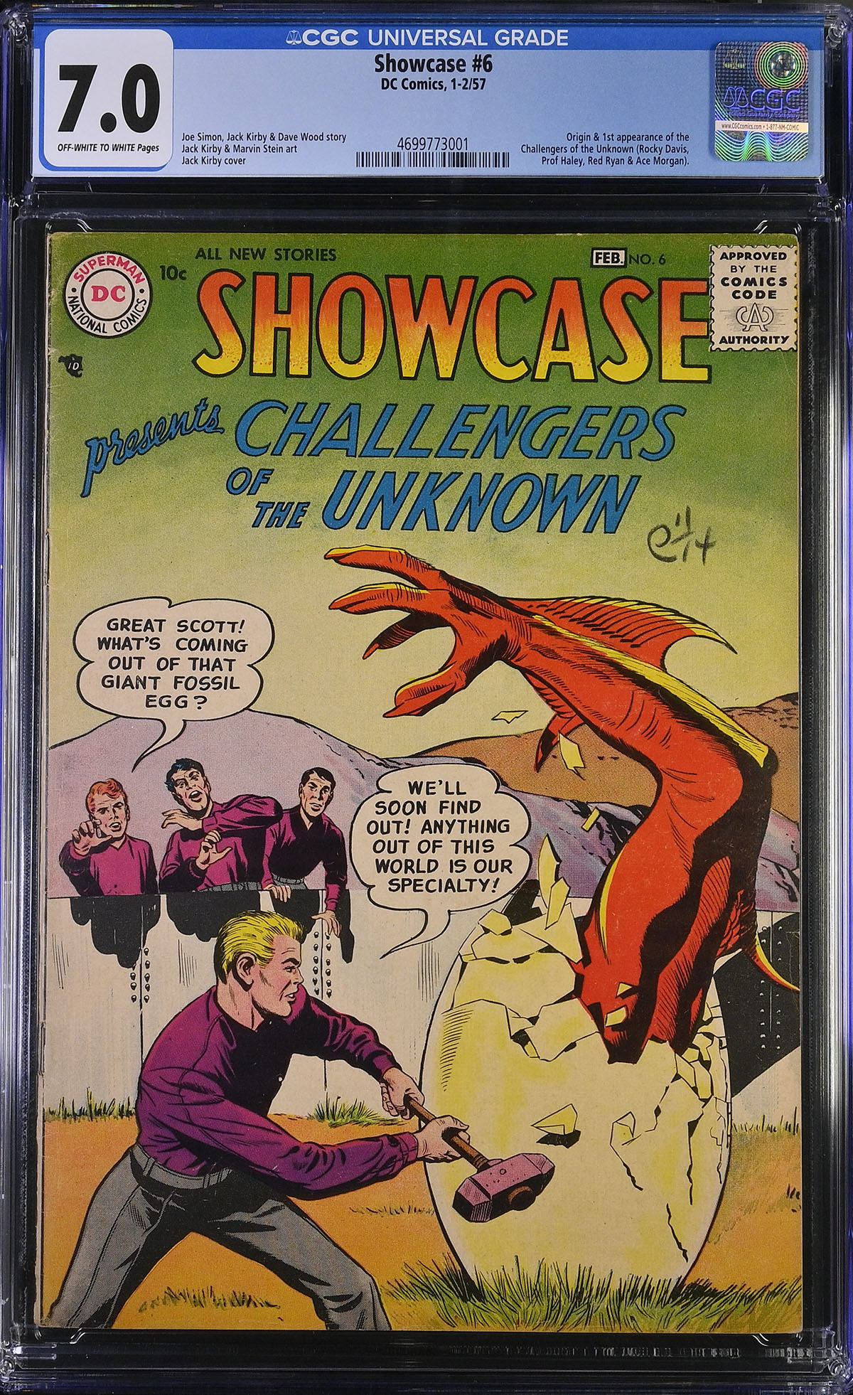 Showcase #6 CGC 7.0 ow/w