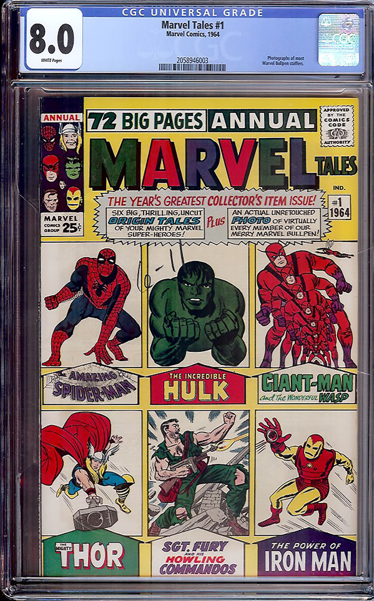 Marvel Tales #1 CGC 8.0 w