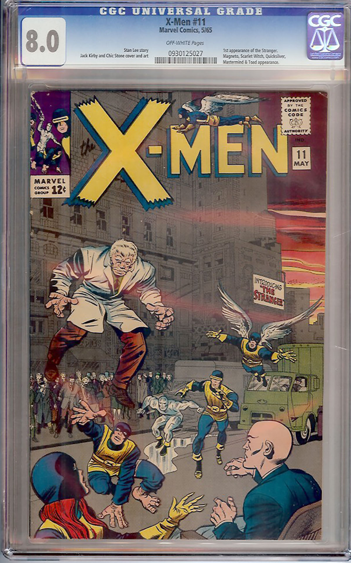 X-Men #11 CGC 8.0 ow