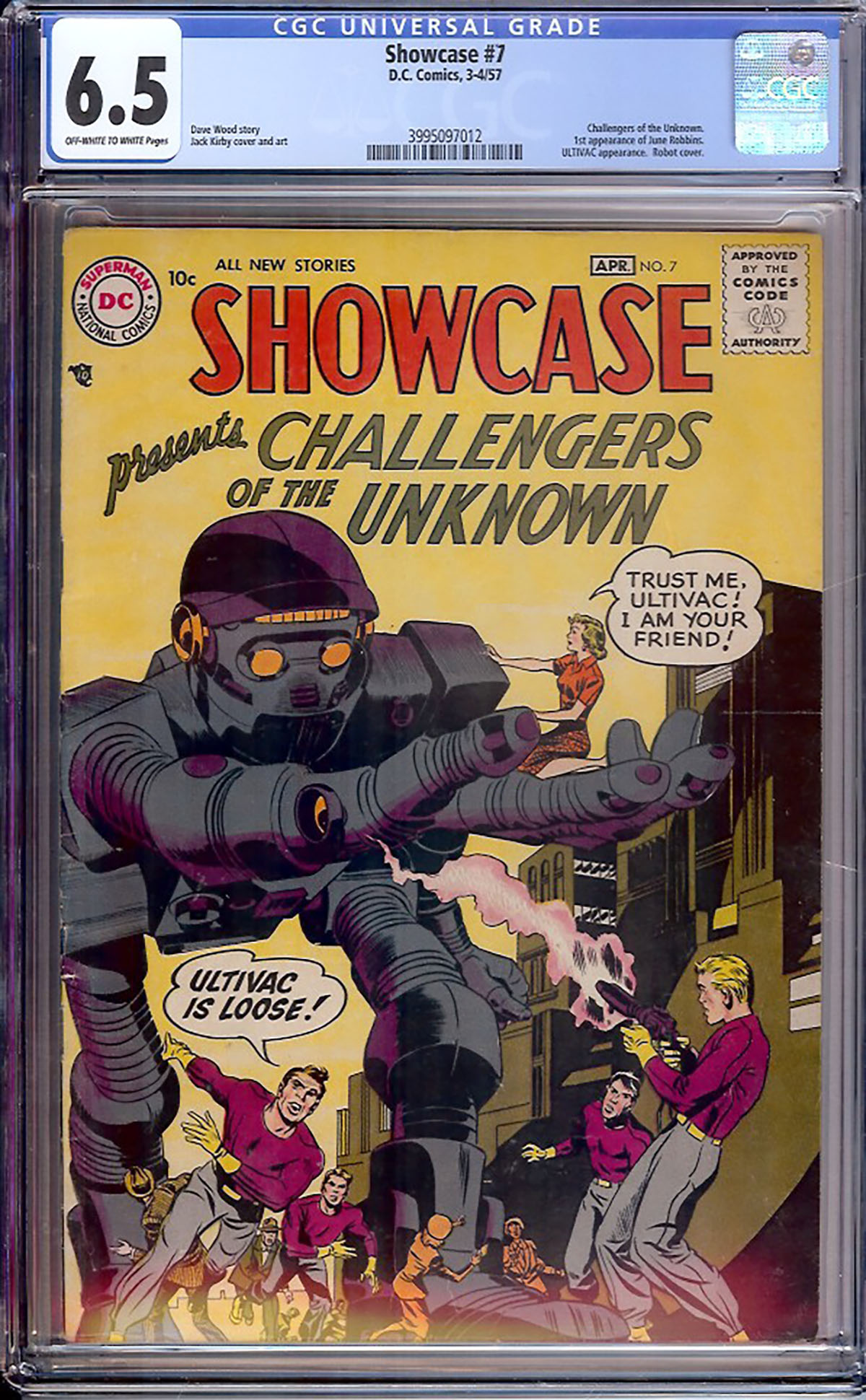 Showcase #7 CGC 6.5 ow/w
