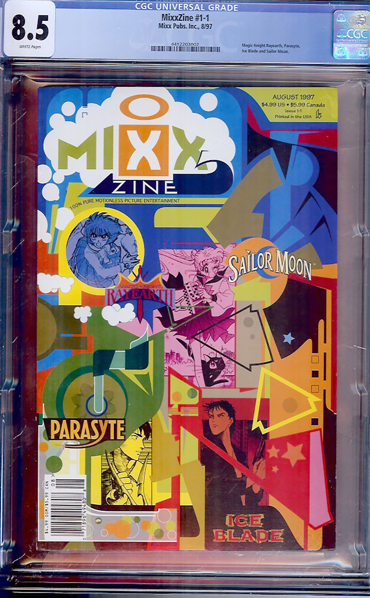 MixxZine #1 CGC 8.5 w