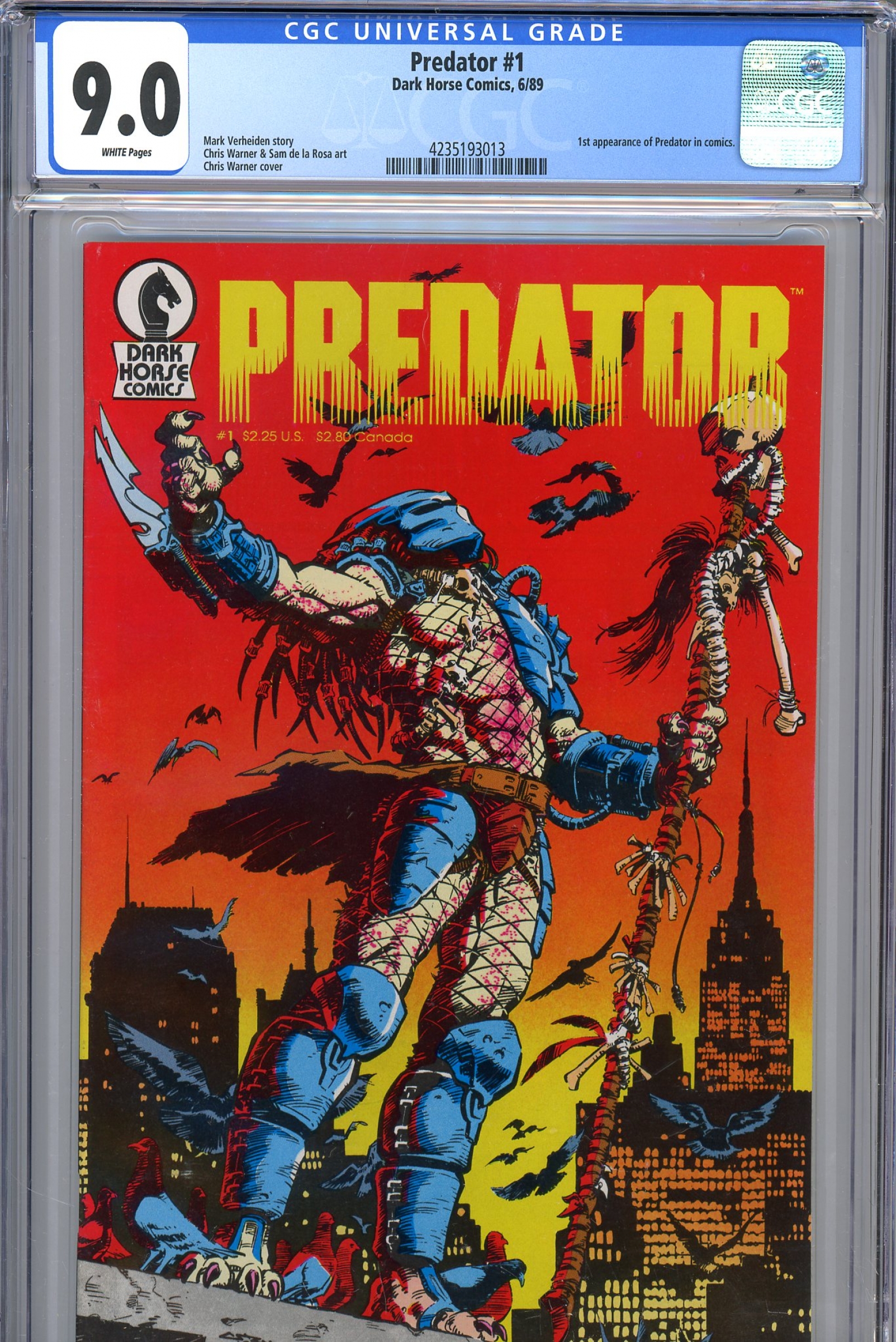 Predator #1 CGC 9.0 w