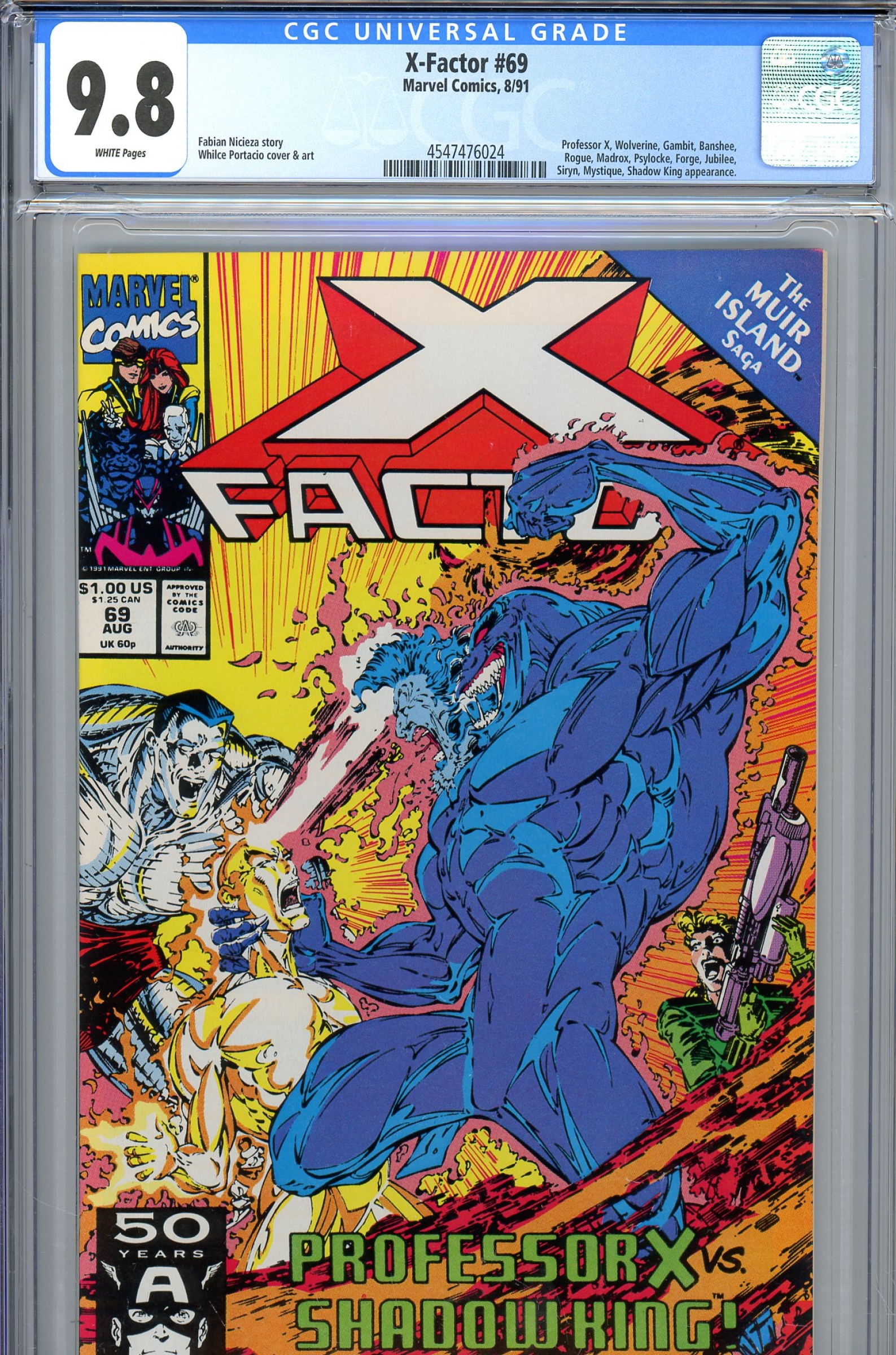 X-Factor #69 CGC 9.8 w