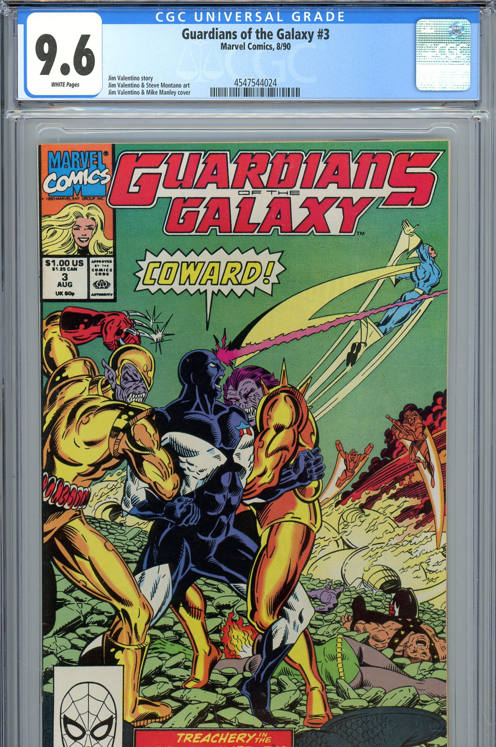 Guardians of the Galaxy #3 CGC 9.6 w