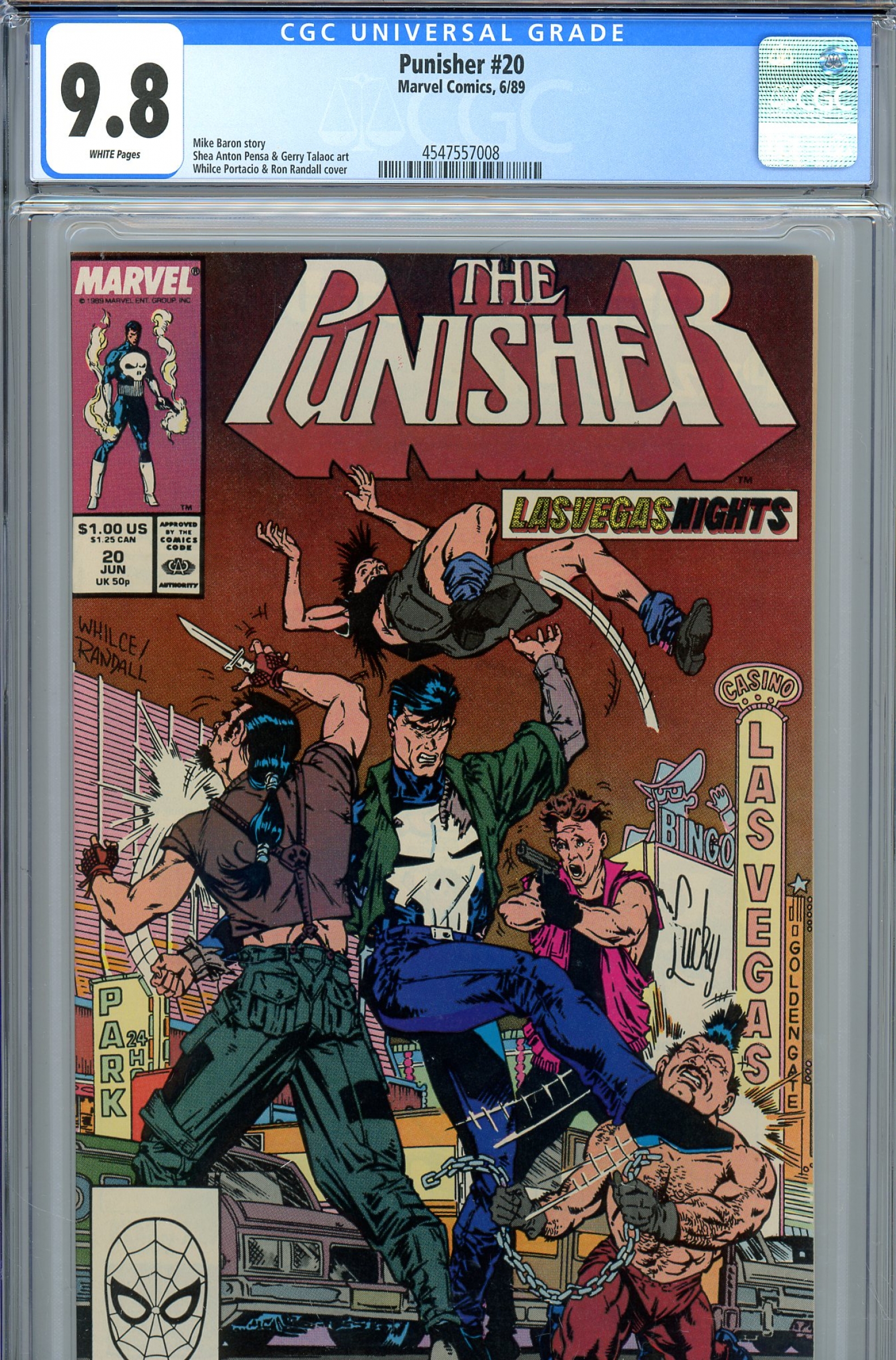 Punisher #20 CGC 9.8 w