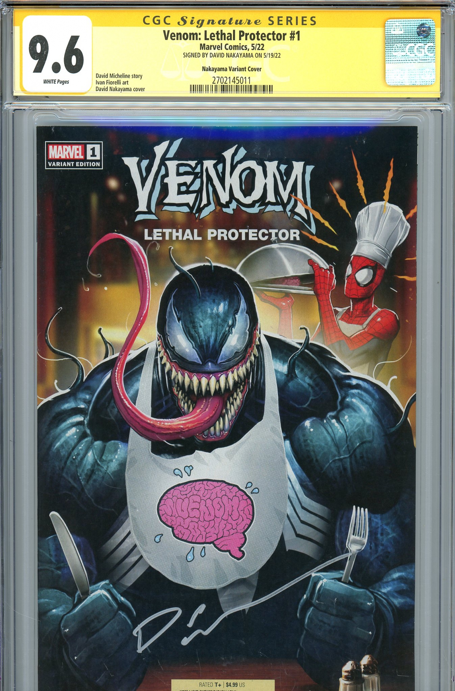 Venom: Lethal Protector #1 CGC 9.6 w Variant Cover