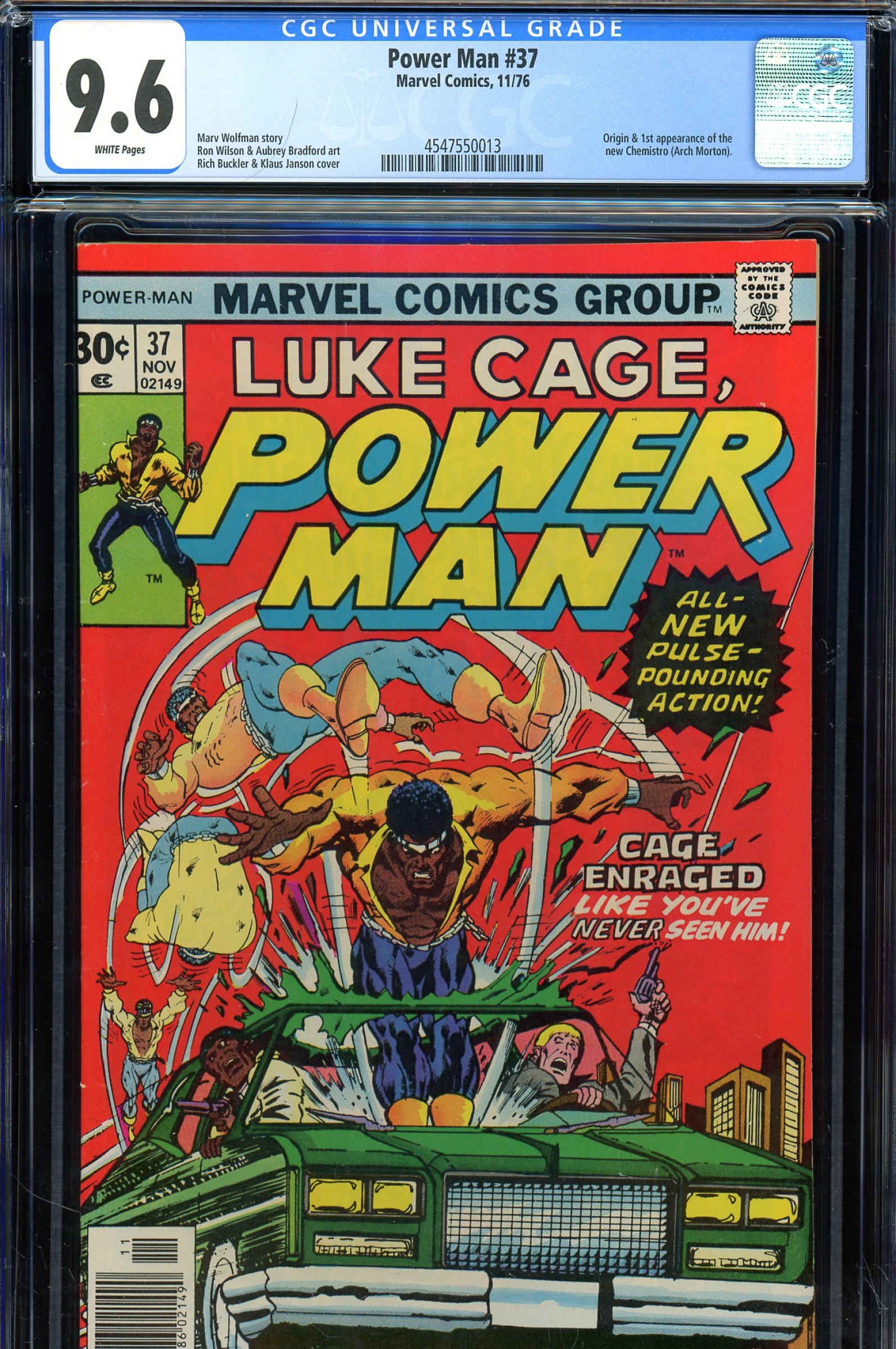 Power Man #37 CGC 9.6 w