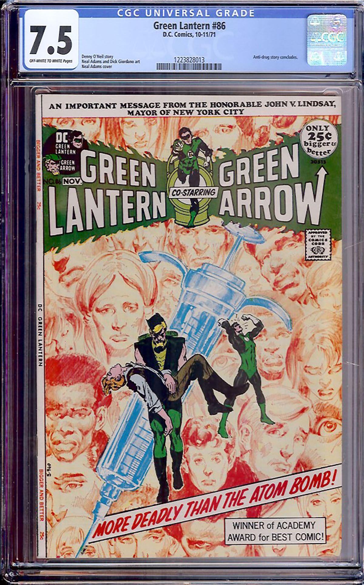 Green Lantern #86 CGC 7.5 ow/w