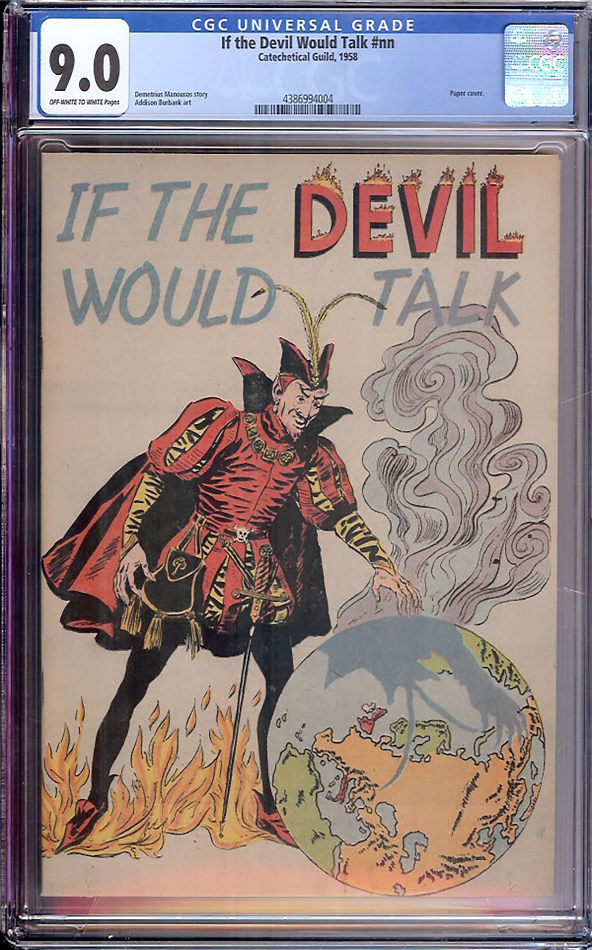 If the Devil Would Talk #1 CGC 9.0 ow/w