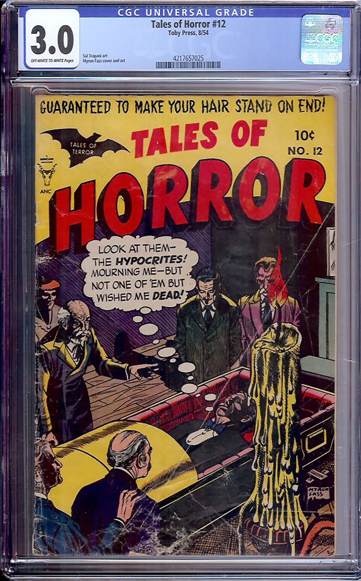 Tales of Horror #12 CGC 3.0 ow/w