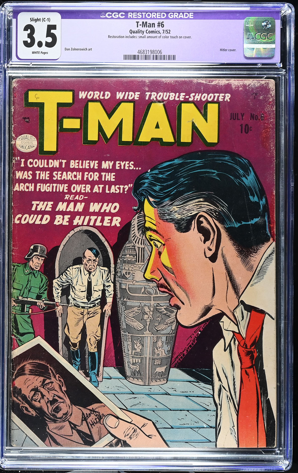 T-Man #6 CGC 3.5 w