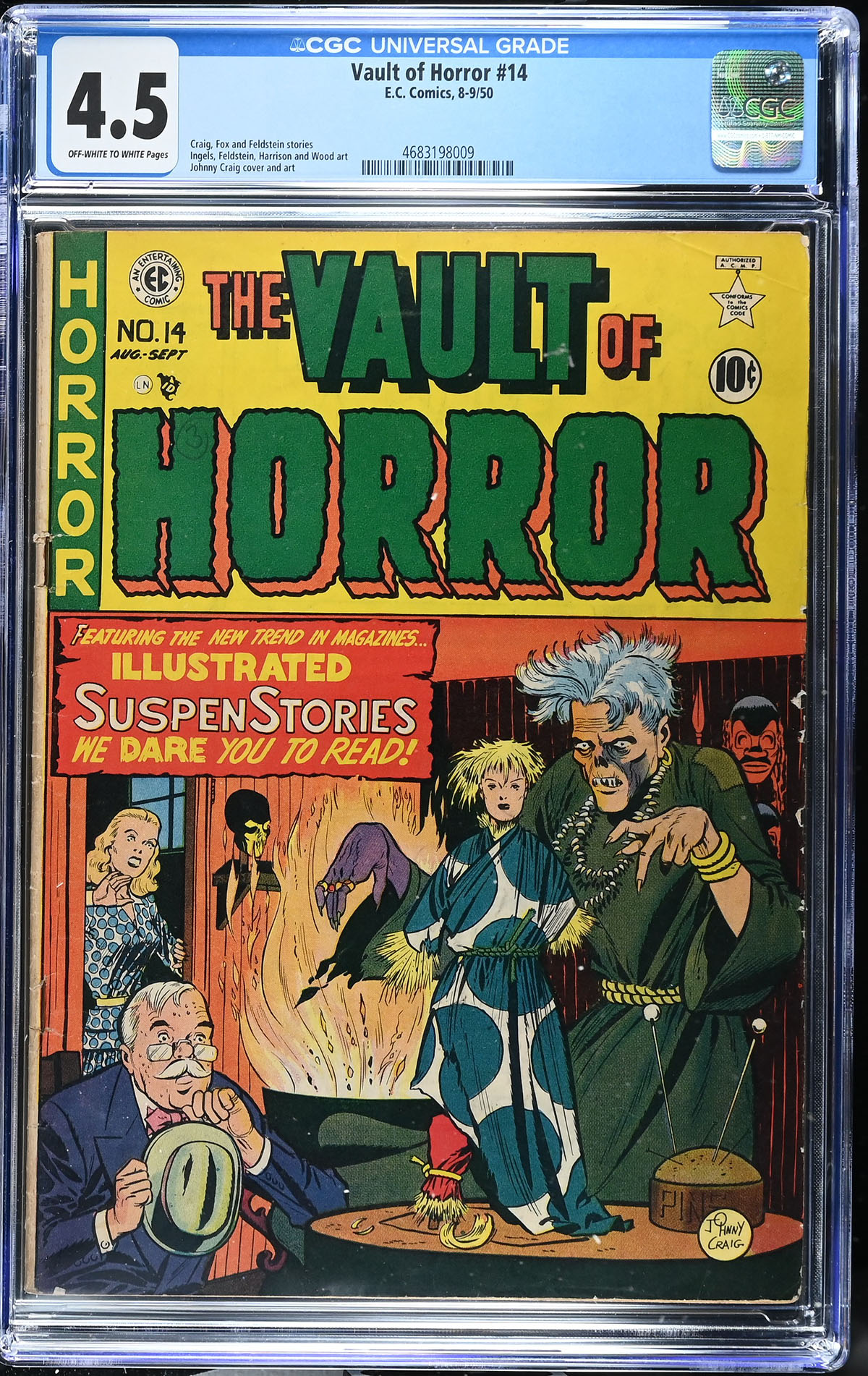 Vault of Horror #14 CGC 4.5 ow/w
