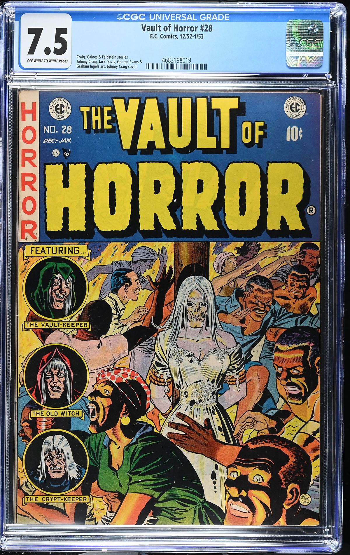 Vault of Horror #28 CGC 7.5 ow/w