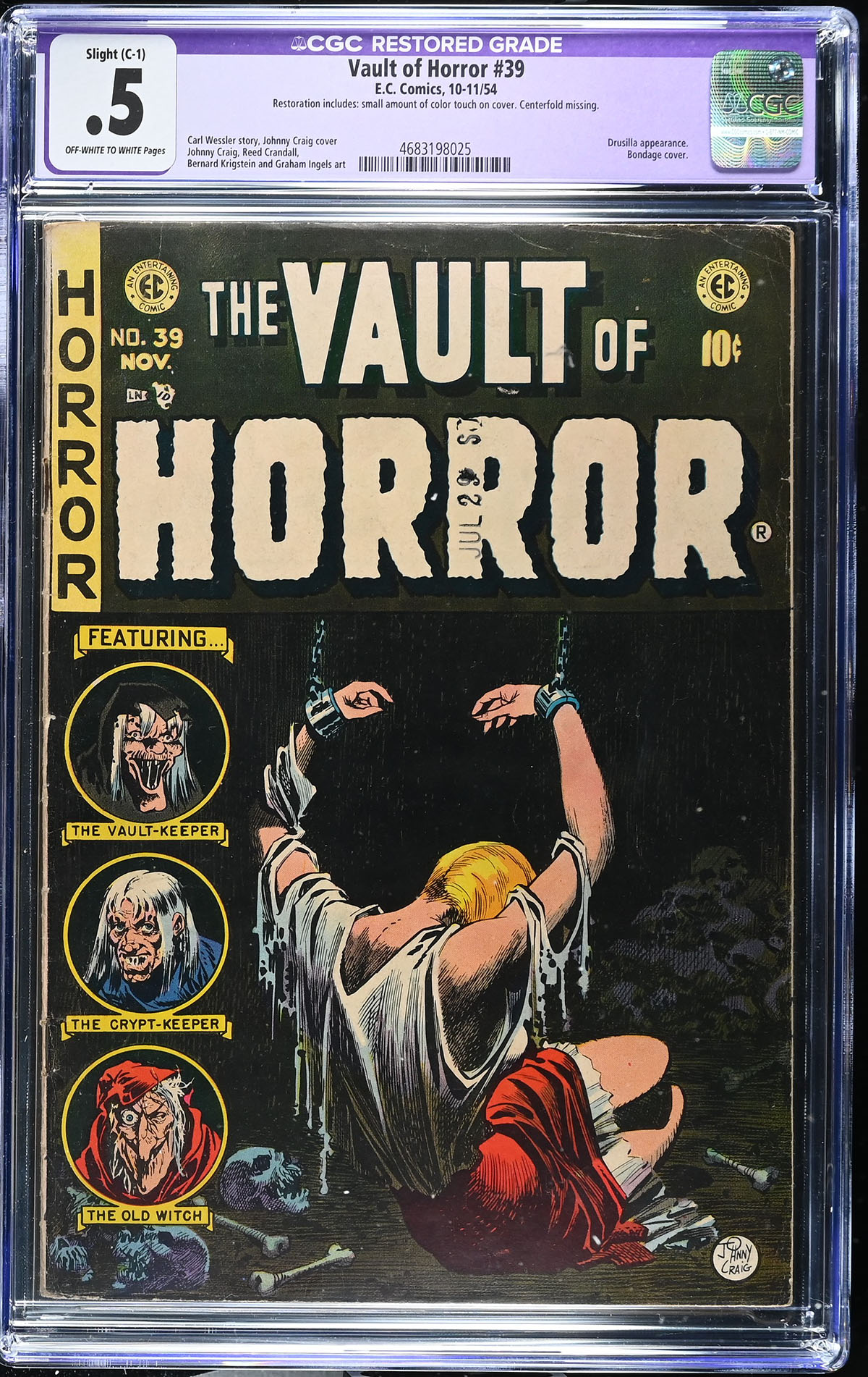 Vault of Horror #39 CGC 0.5 ow/w