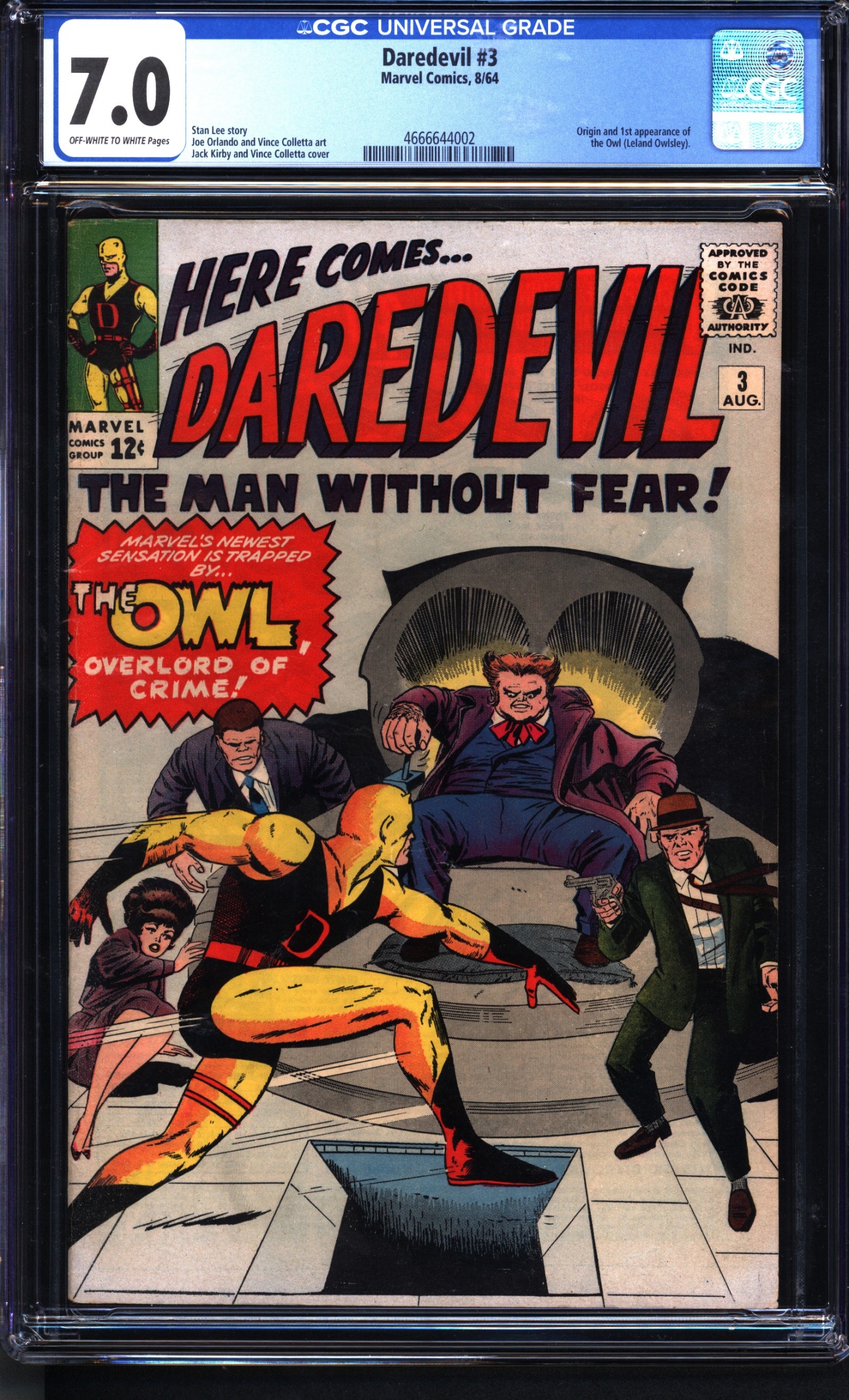 Daredevil #3 CGC 7.0 ow/w