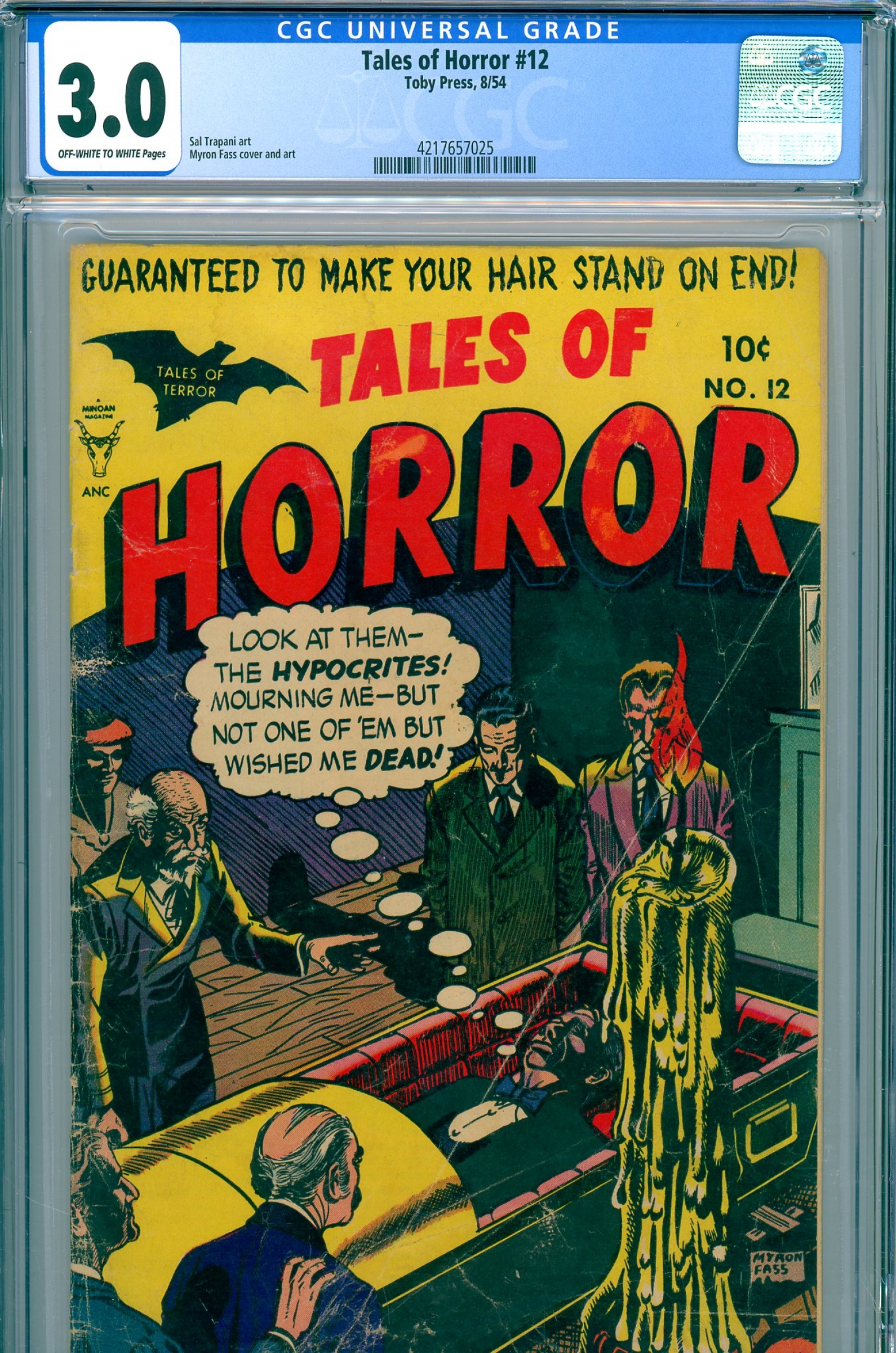 Tales of Horror #12 CGC 3.0 ow/w