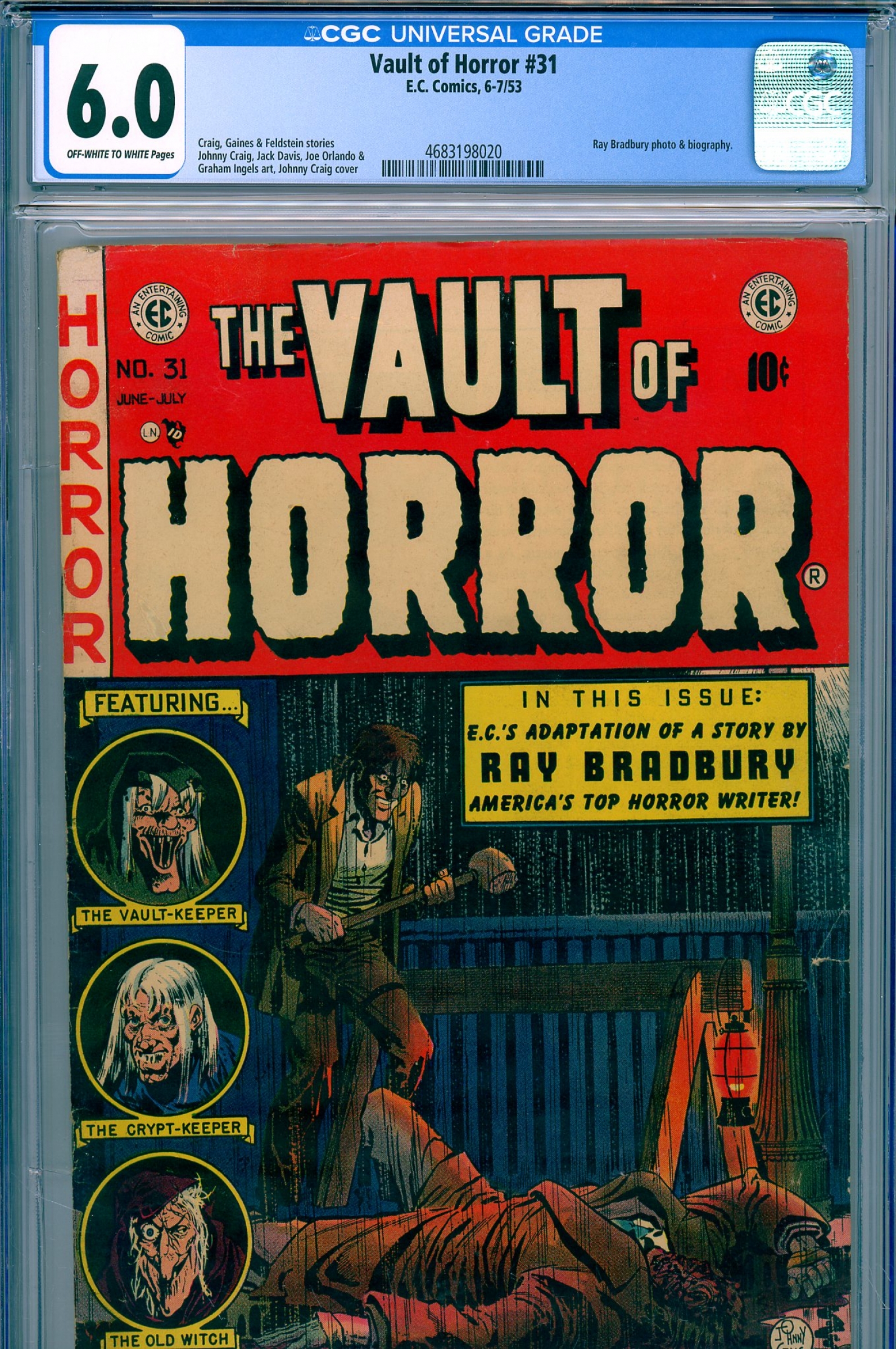 Vault of Horror #31 CGC 6.0 ow/w
