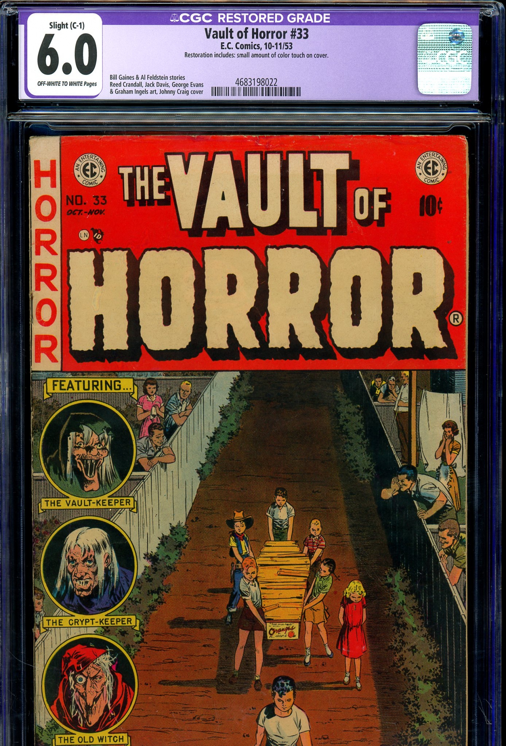 Vault of Horror #33 CGC 6.0 ow/w