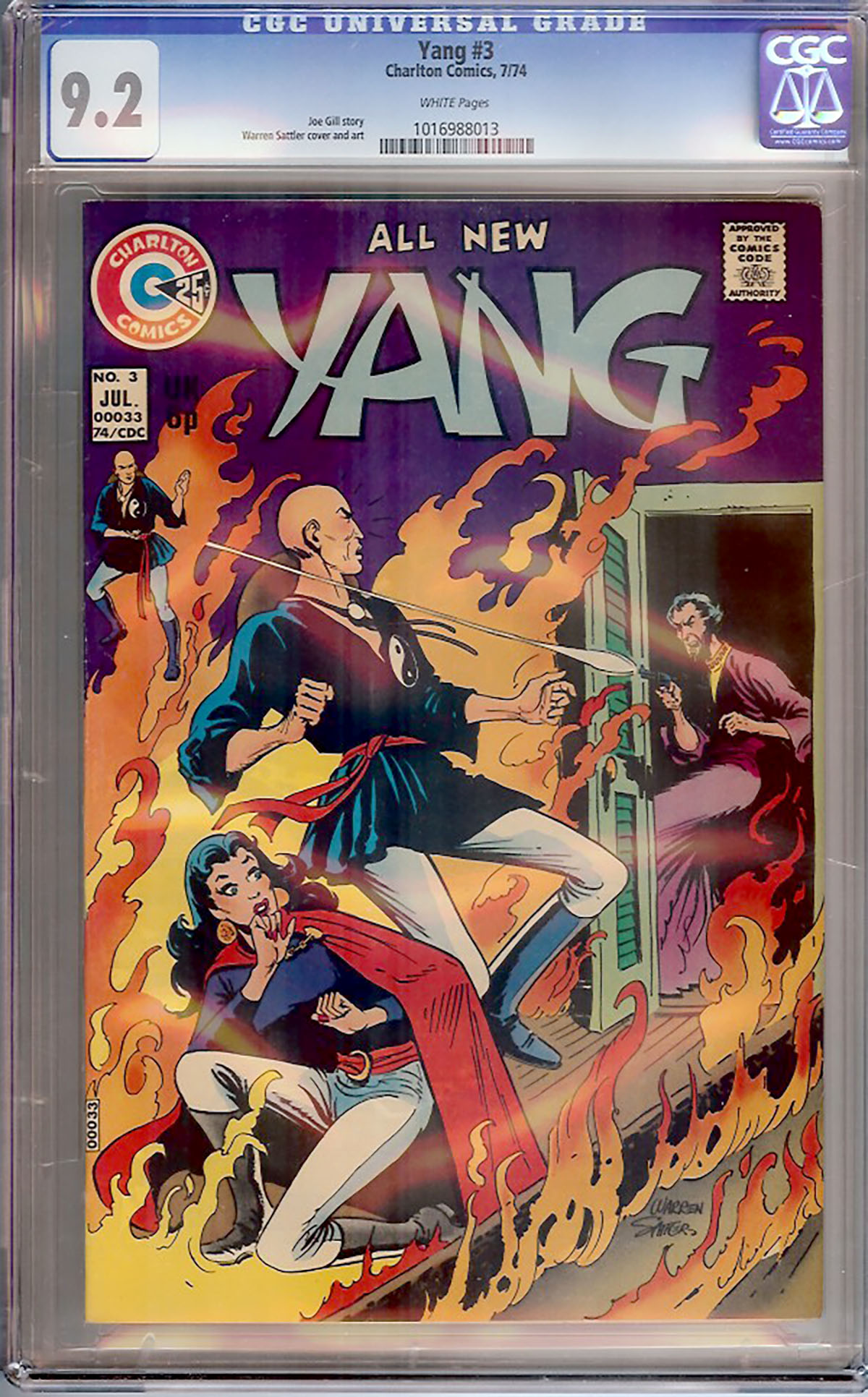 Yang #3 CGC 9.2 w