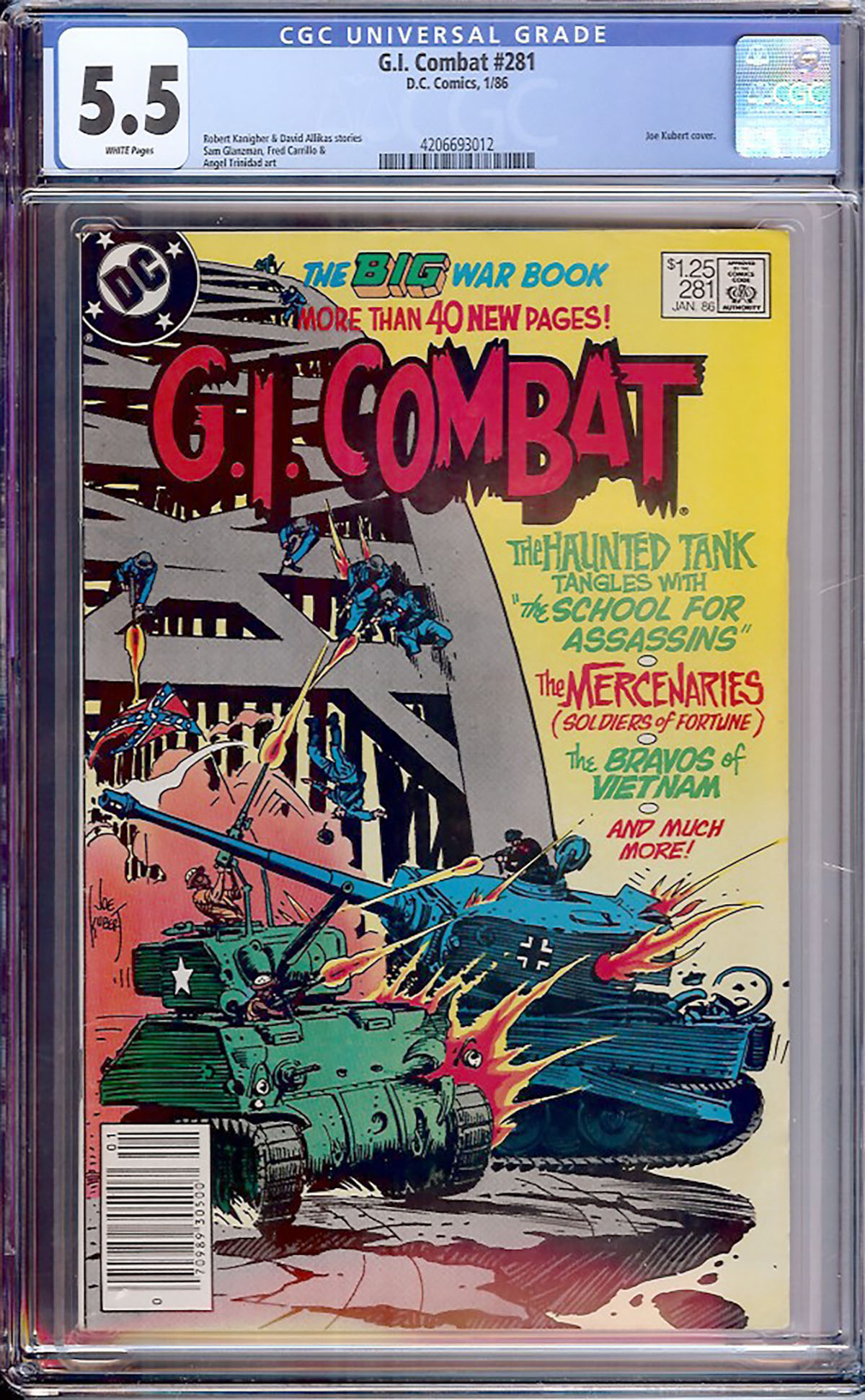 G.I. Combat #281 CGC 5.5 w