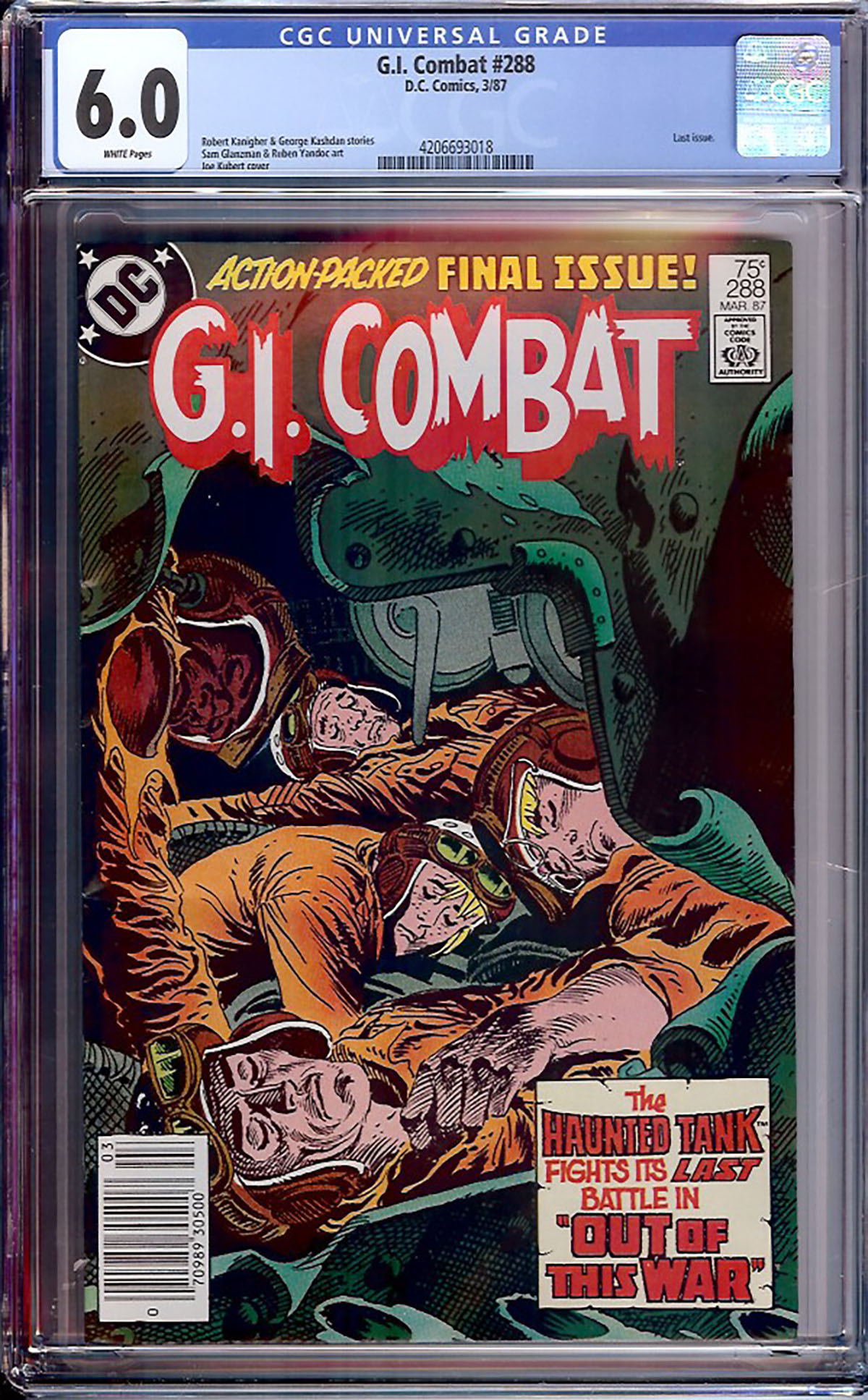 G.I. Combat #288 CGC 6.0 w
