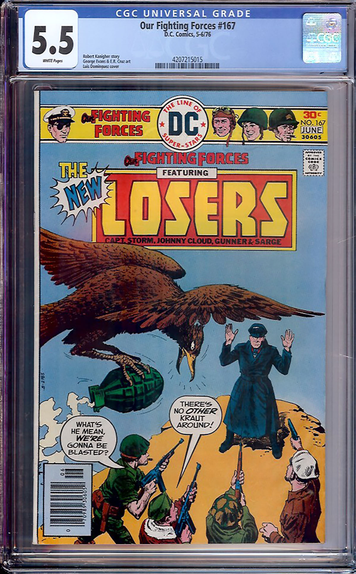 Our Fighting Forces #167 CGC 5.5 w