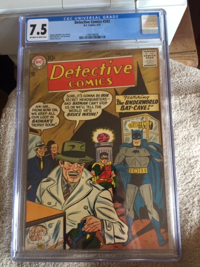 Detective Comics #242 CGC 7.5 ow/w