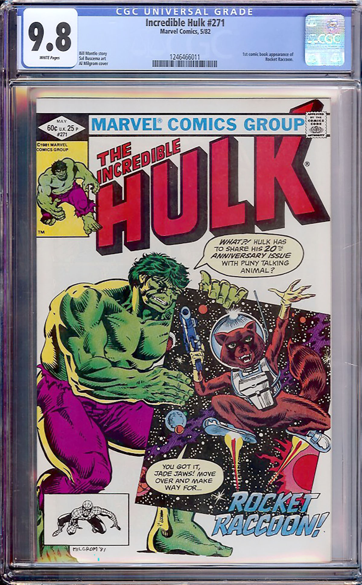 Incredible Hulk #271 CGC 9.8 w