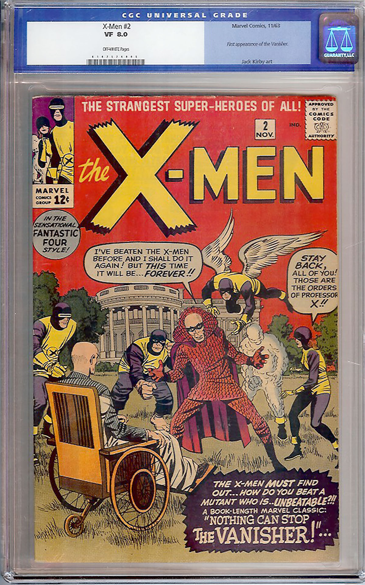X-Men #2 CGC 8.0 ow