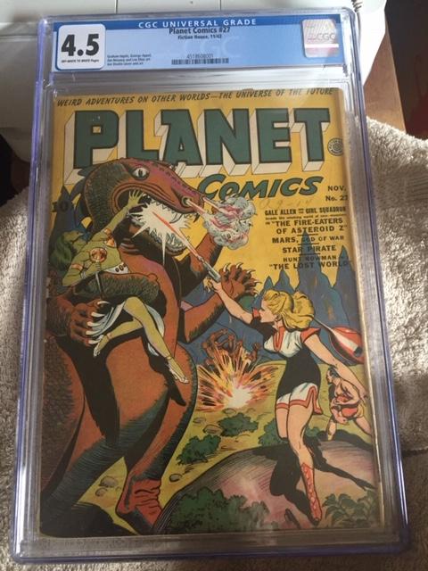 Planet Comics #27 CGC 4.5 ow/w