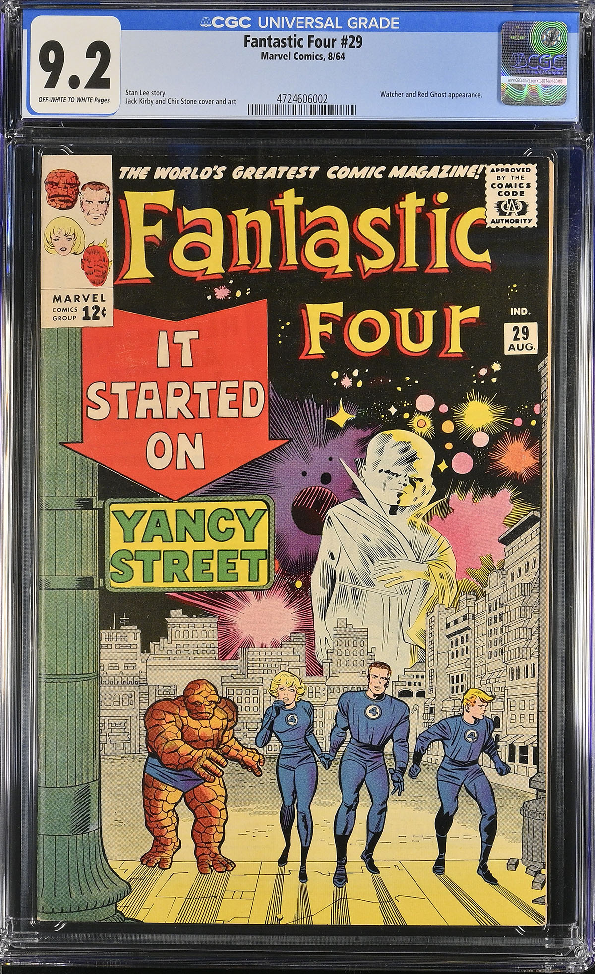 Fantastic Four #29 CGC 9.2 ow/w
