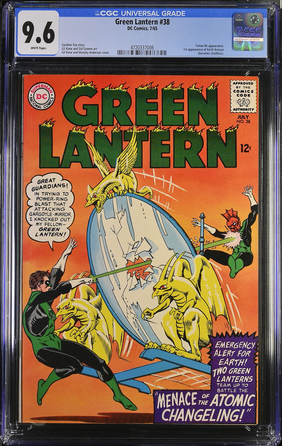 Green Lantern #38 CGC 9.6 w
