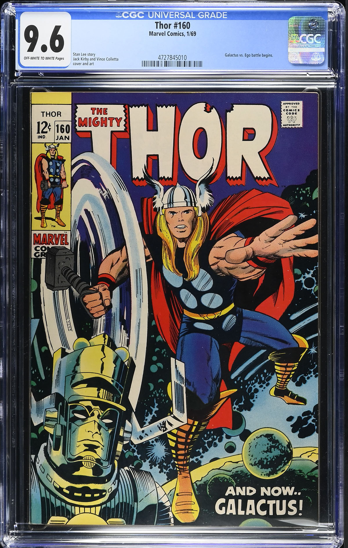Thor #160 CGC 9.6 ow/w