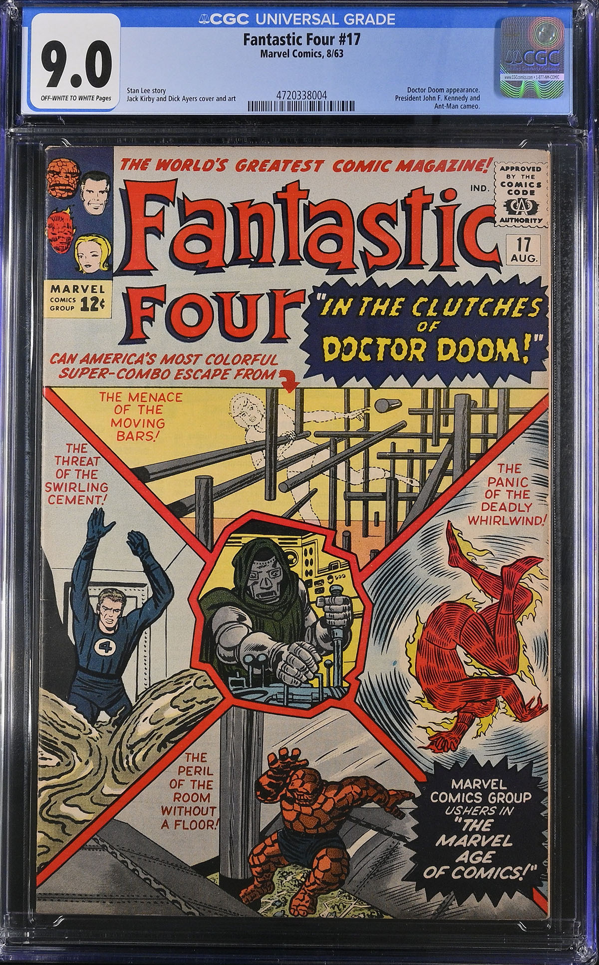 Fantastic Four #17 CGC 9.0 ow/w