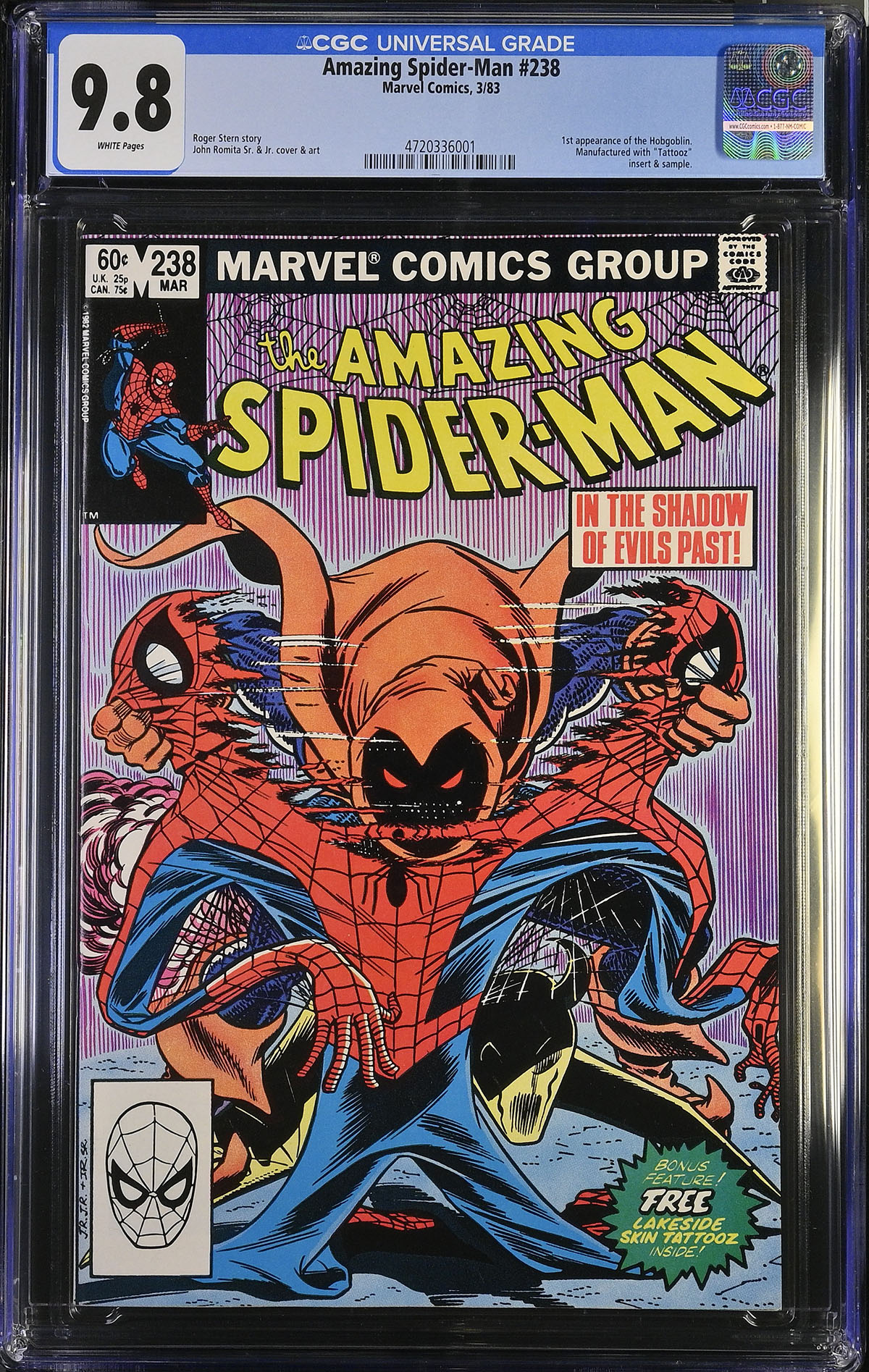Amazing Spider-Man #238 CGC 9.8 w
