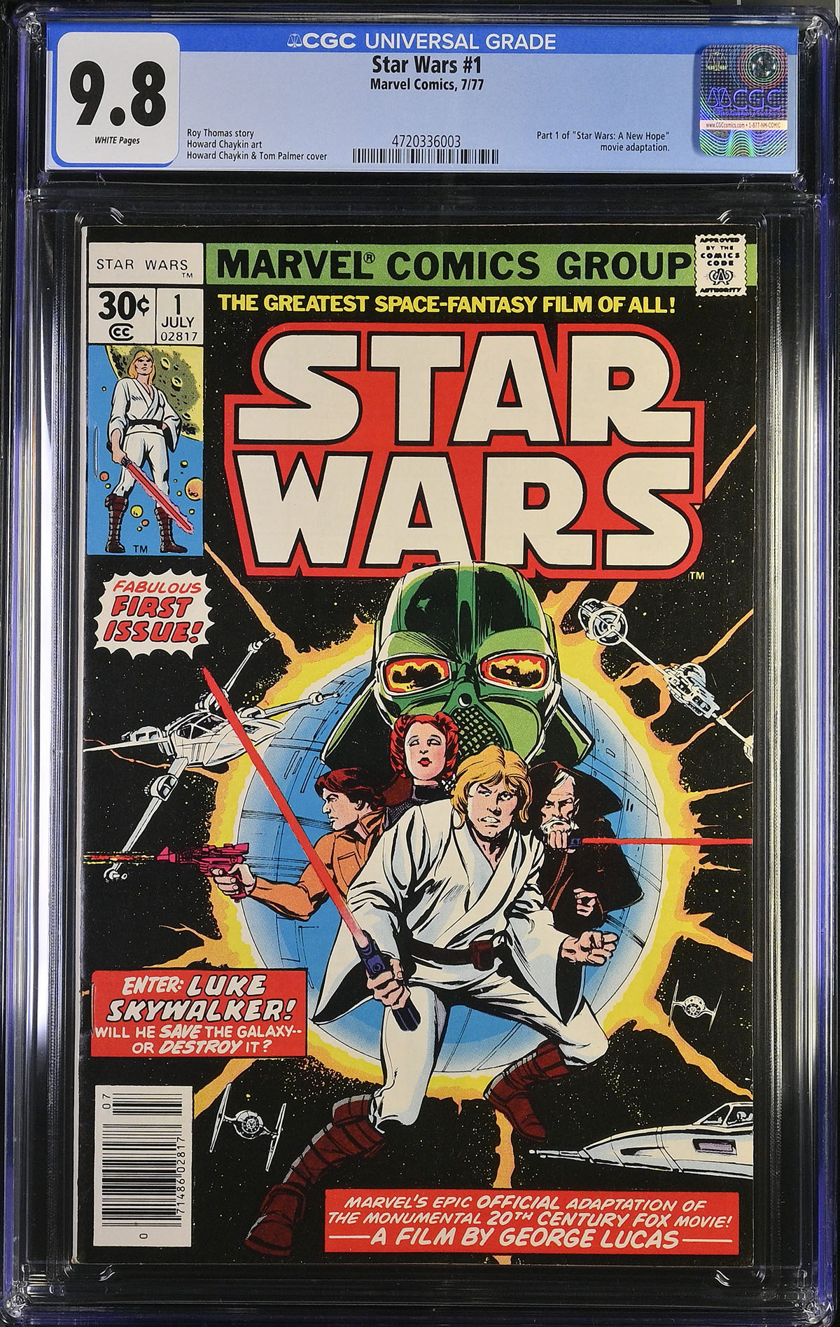 Star Wars #1 CGC 9.8 w
