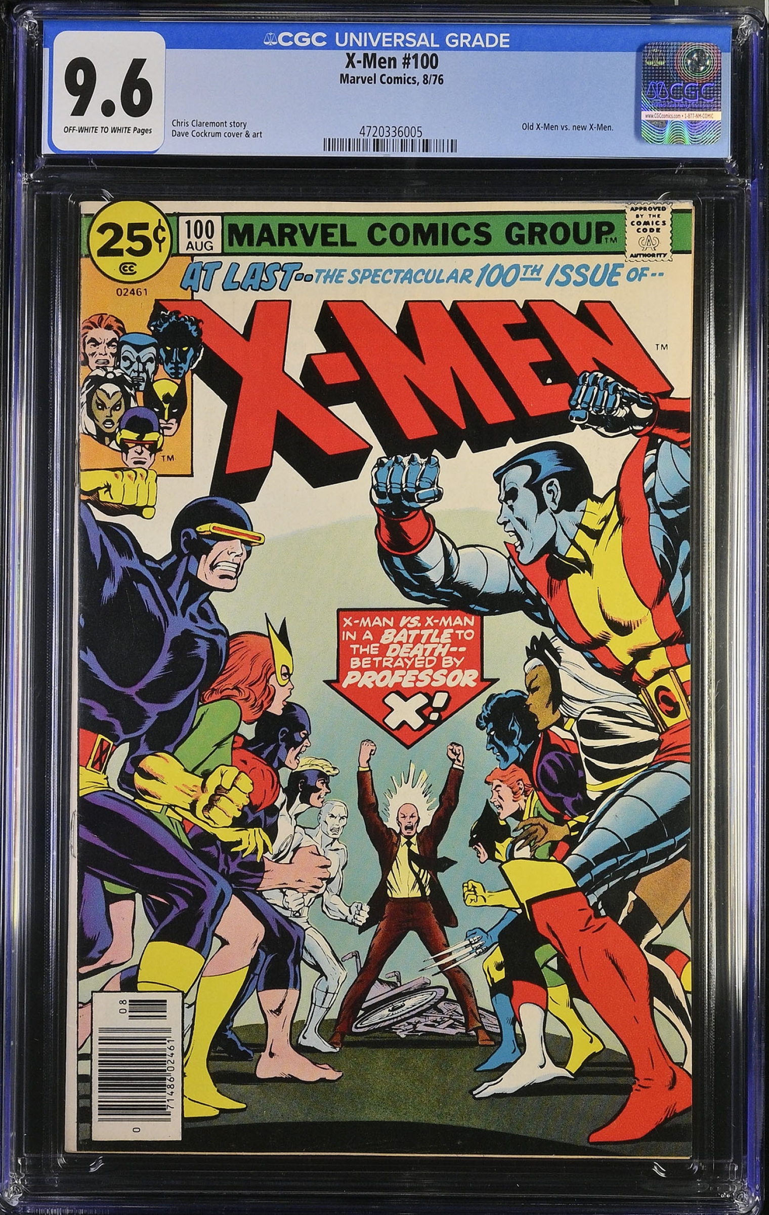 X-Men #100 CGC 9.6 w
