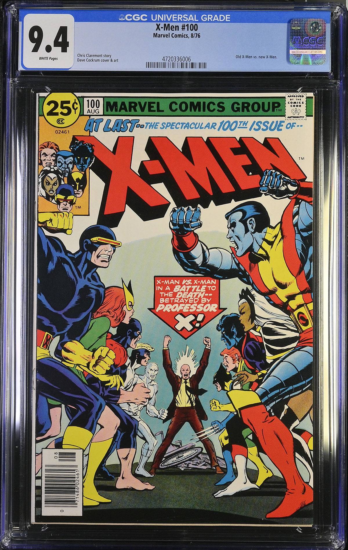 X-Men #100 CGC 9.4 w