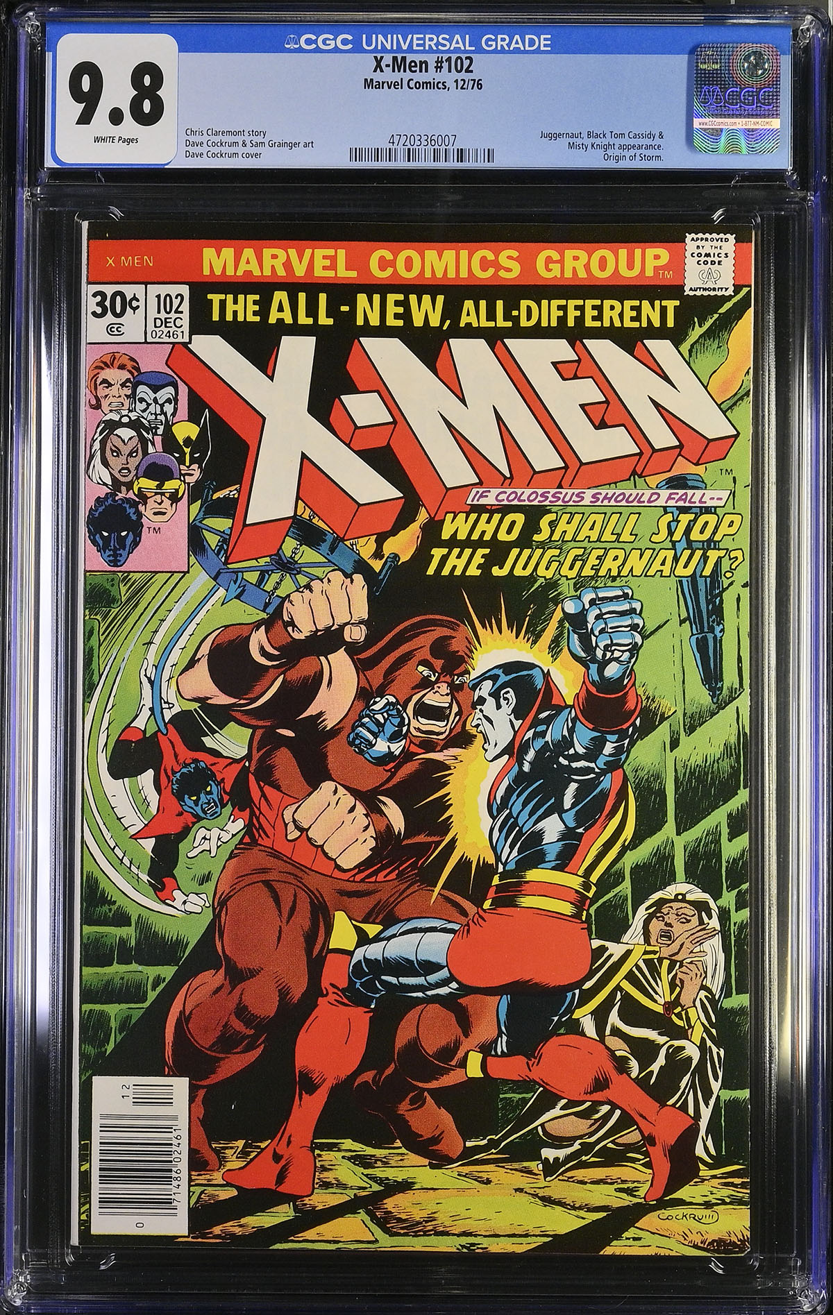 X-Men #102 CGC 9.8 w