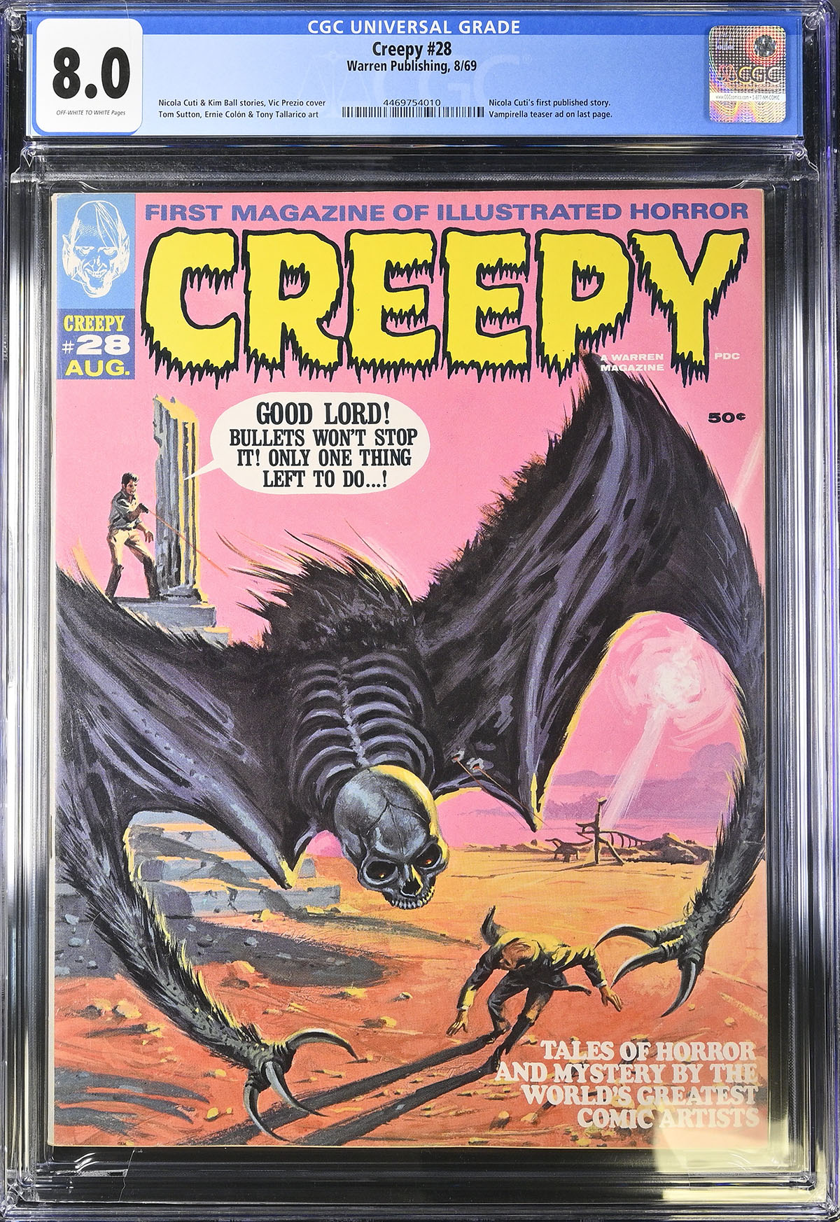 Creepy #28 CGC 8.0 ow/w