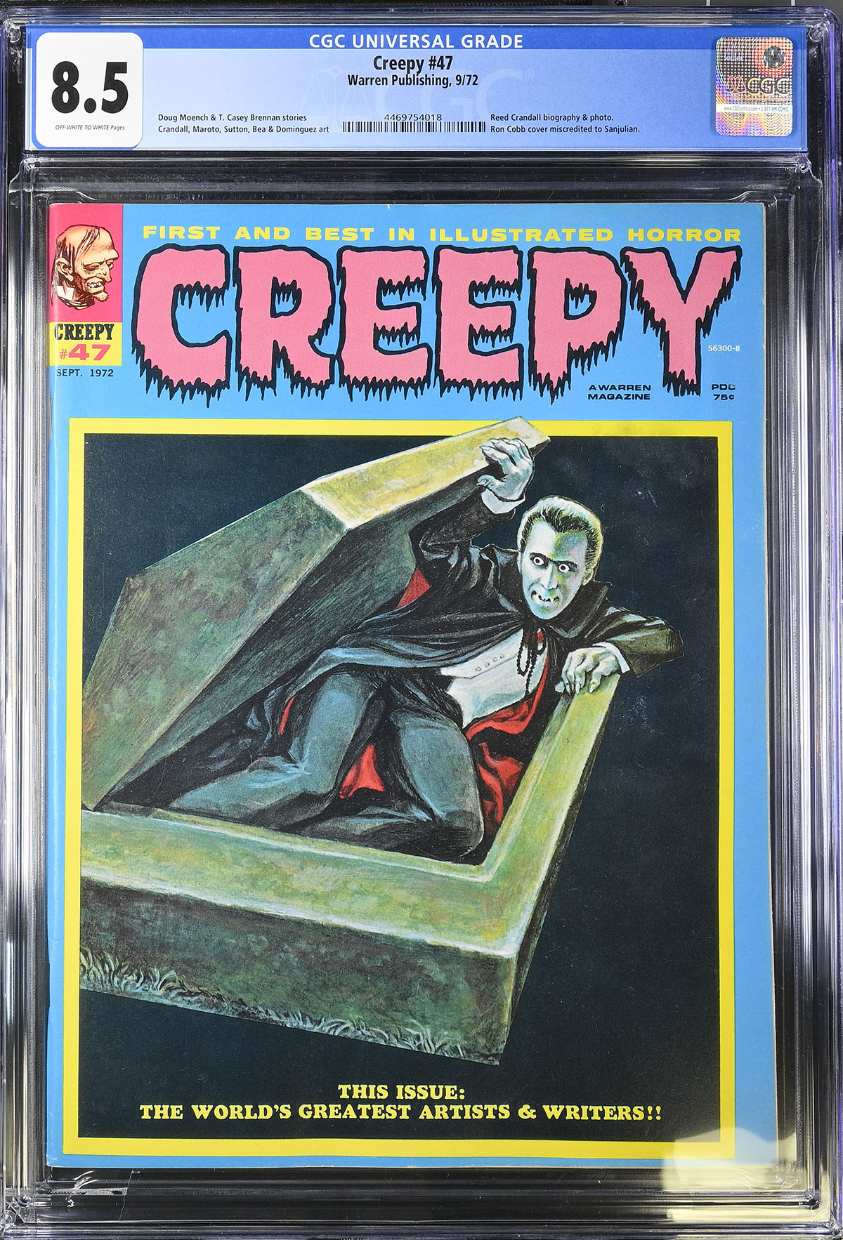 Creepy #47 CGC 8.5 ow/w