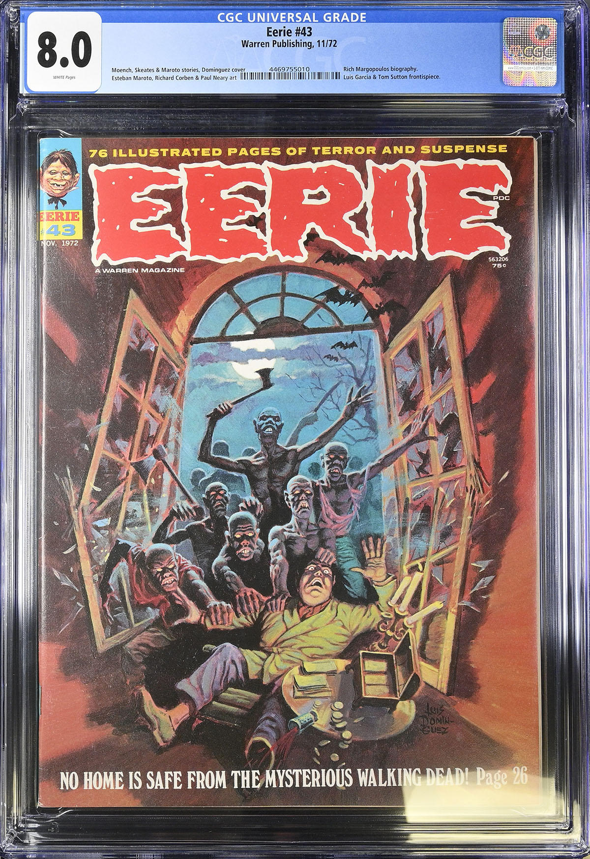 Eerie #43 CGC 8.0 w