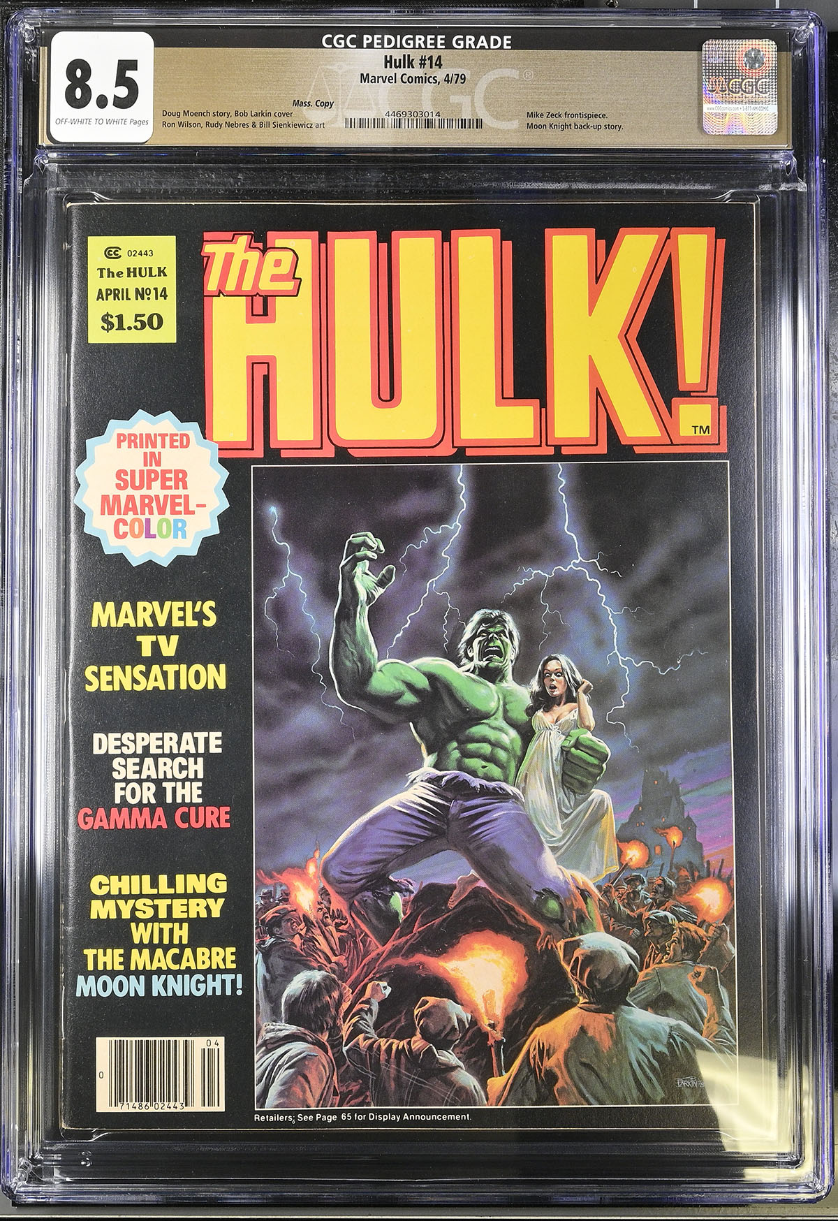 Hulk #14 CGC 8.5 ow/w Mass. Copy